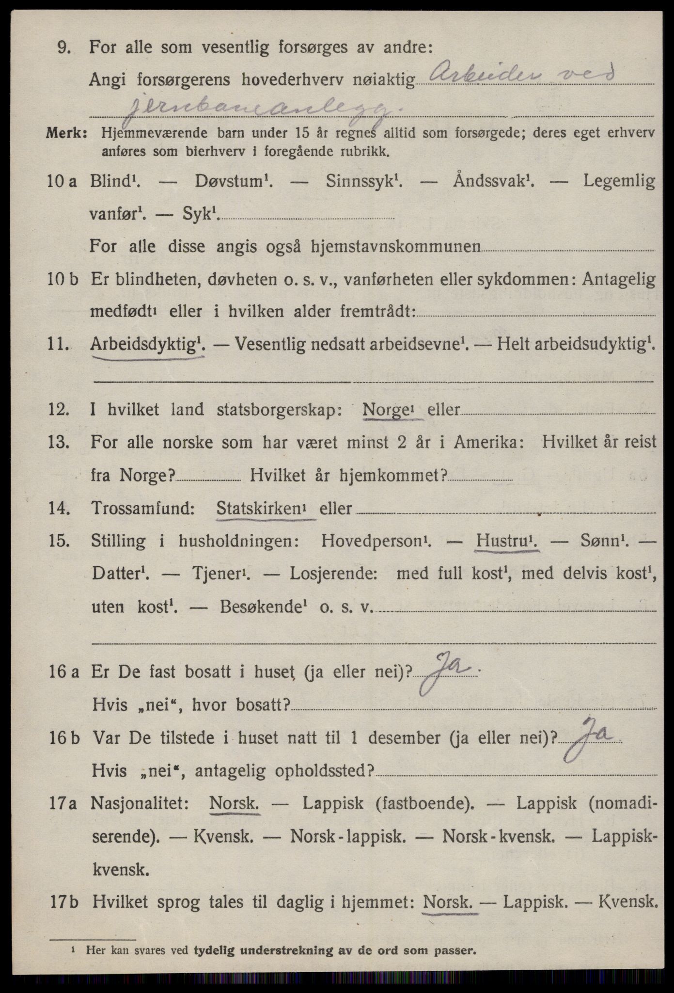 SAT, 1920 census for Haltdalen, 1920, p. 1613