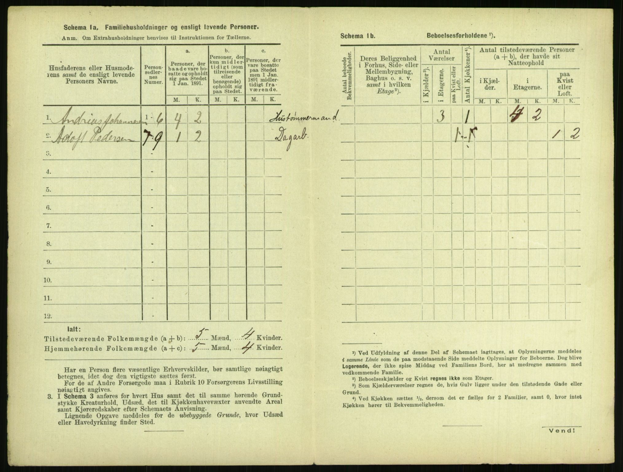 RA, 1891 census for 0806 Skien, 1891, p. 297