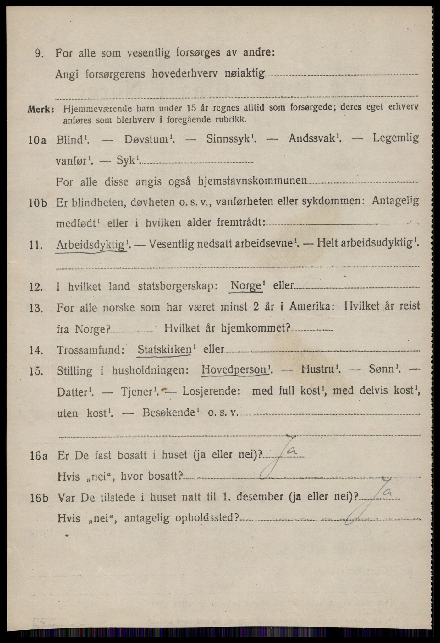 SAT, 1920 census for Bremsnes, 1920, p. 1510