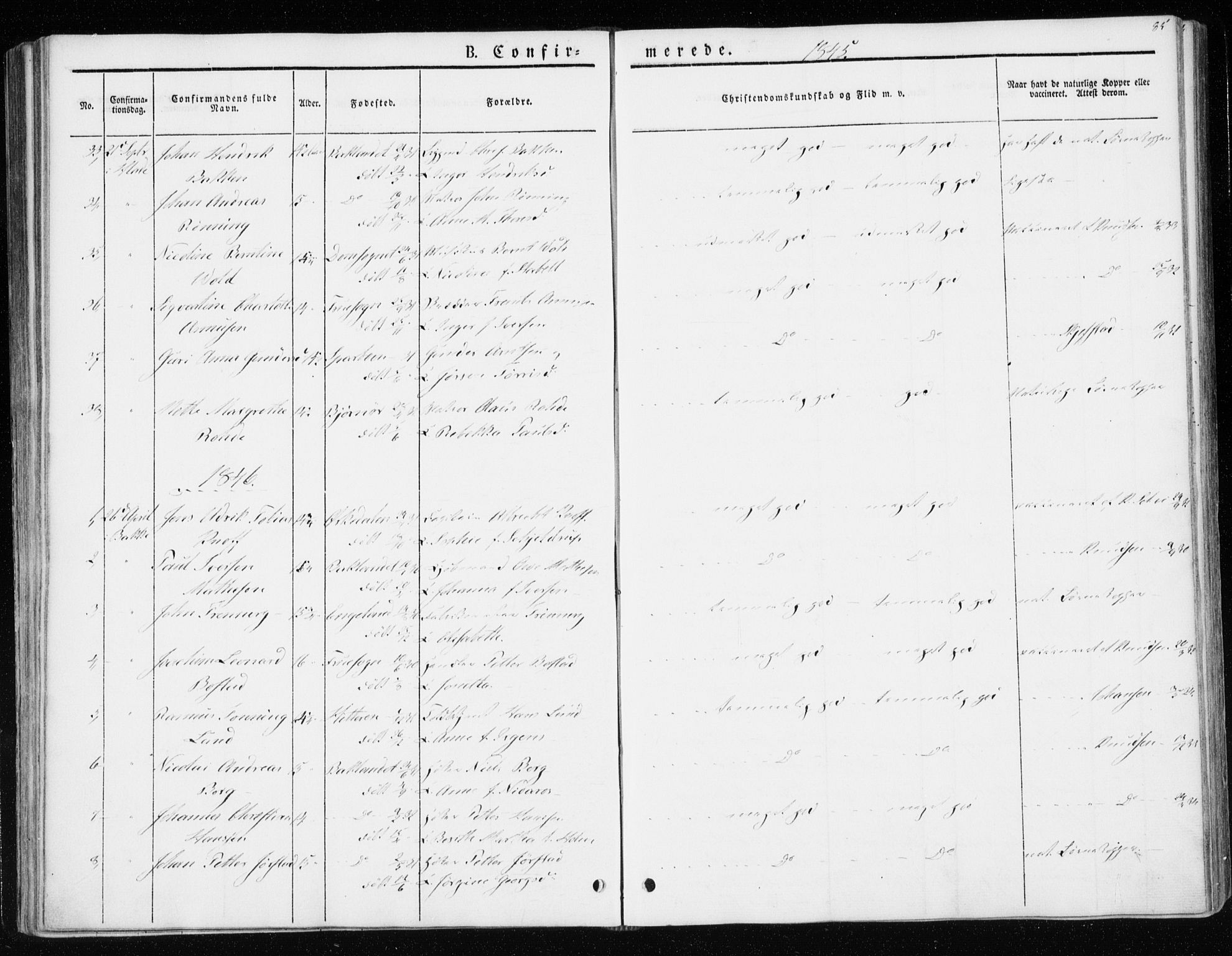 Ministerialprotokoller, klokkerbøker og fødselsregistre - Sør-Trøndelag, SAT/A-1456/604/L0183: Parish register (official) no. 604A04, 1841-1850, p. 85