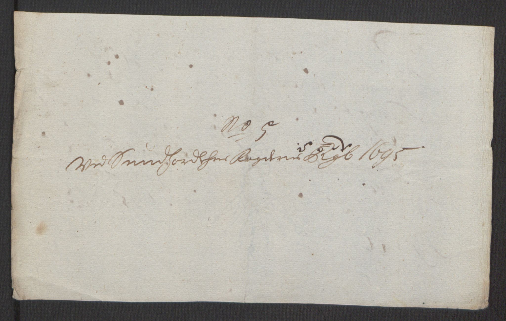 Rentekammeret inntil 1814, Reviderte regnskaper, Fogderegnskap, AV/RA-EA-4092/R48/L2976: Fogderegnskap Sunnhordland og Hardanger, 1695-1696, p. 117