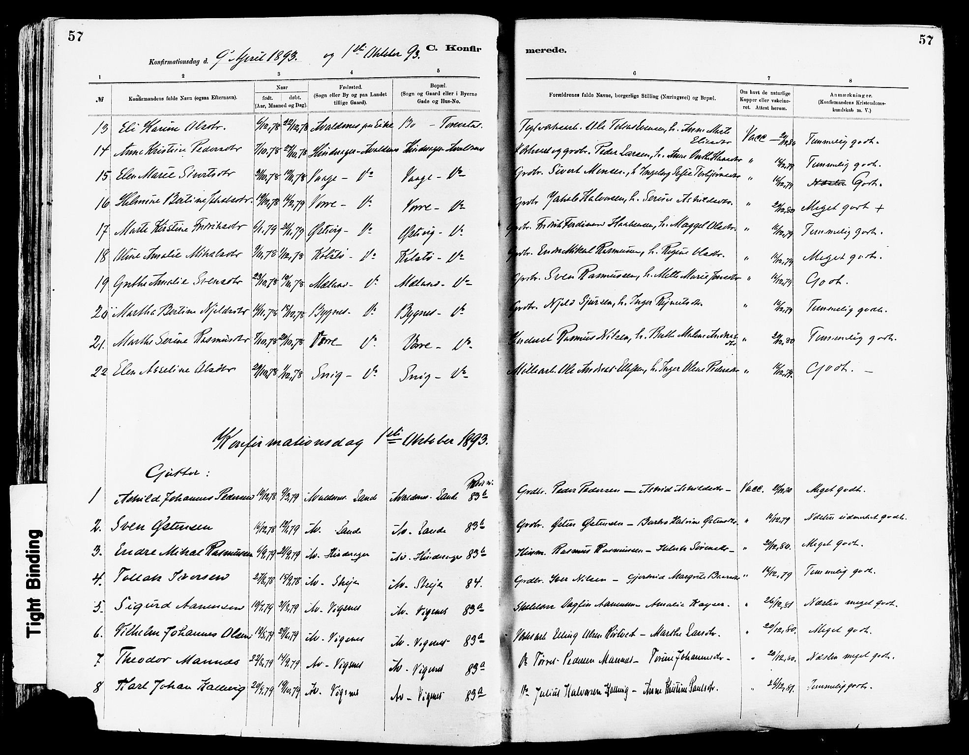 Avaldsnes sokneprestkontor, AV/SAST-A -101851/H/Ha/Haa/L0015: Parish register (official) no. A 15, 1880-1906, p. 57