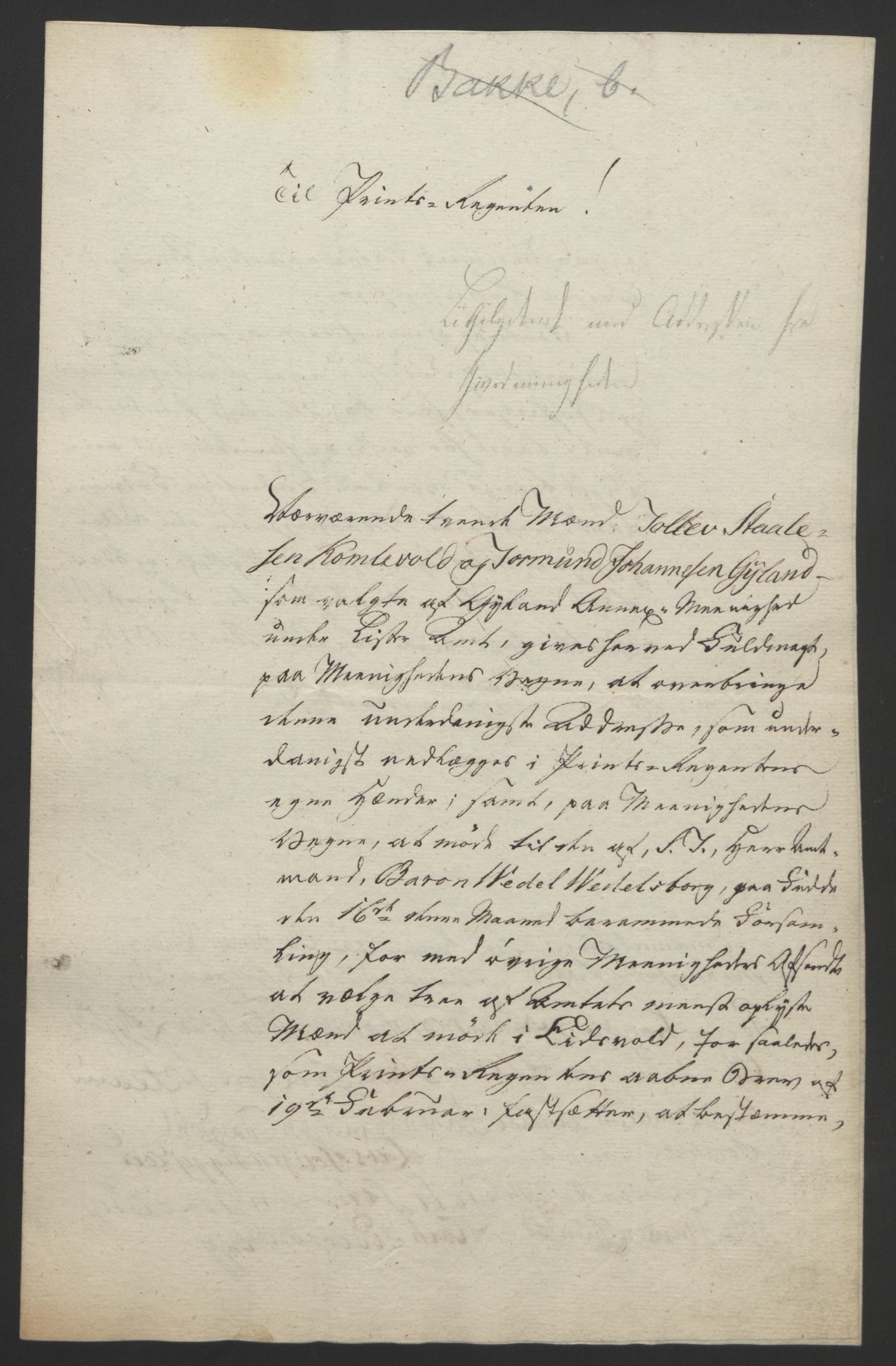 Statsrådssekretariatet, RA/S-1001/D/Db/L0008: Fullmakter for Eidsvollsrepresentantene i 1814. , 1814, p. 154