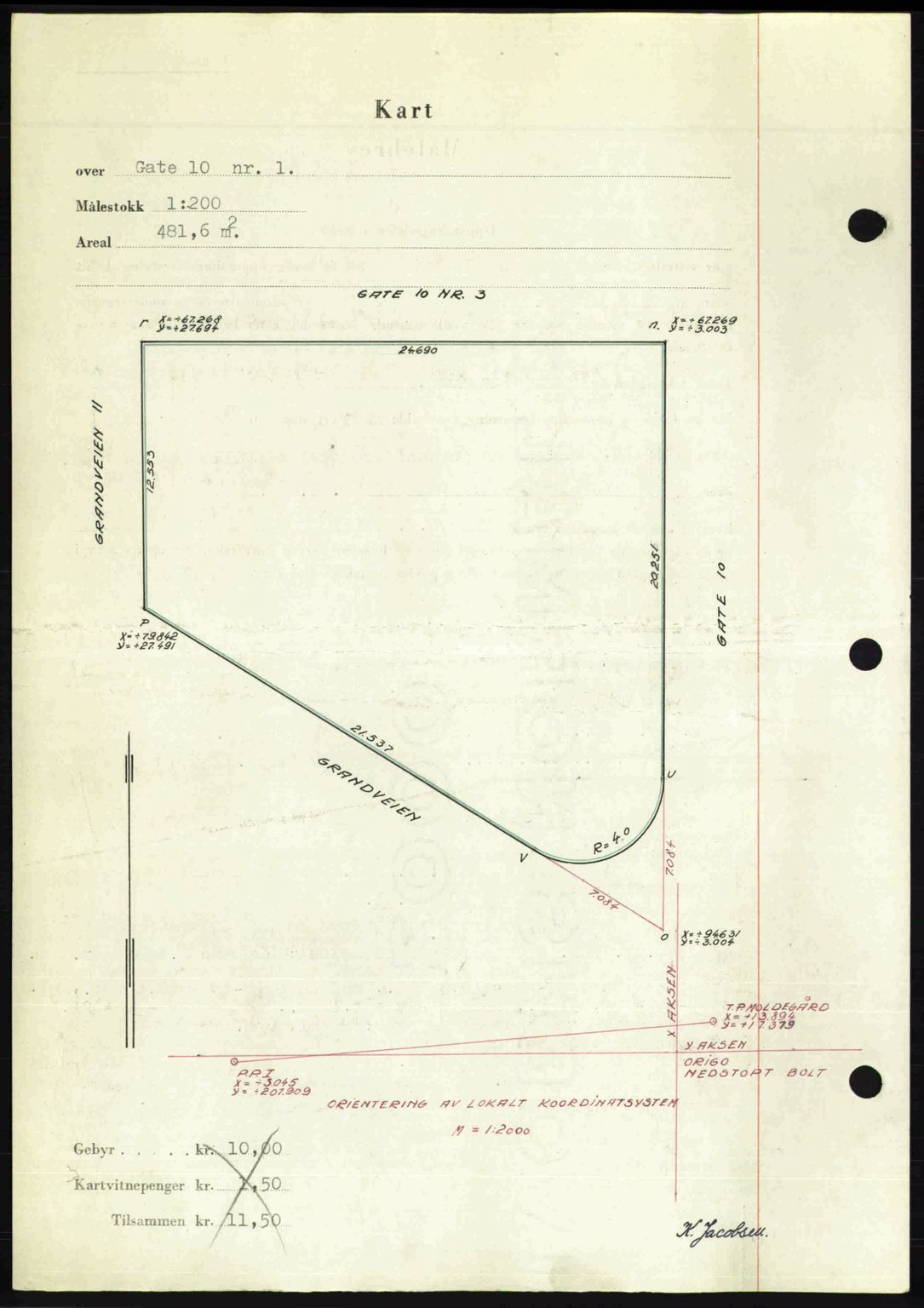 Romsdal sorenskriveri, AV/SAT-A-4149/1/2/2C: Mortgage book no. A32, 1950-1950, Diary no: : 867/1950