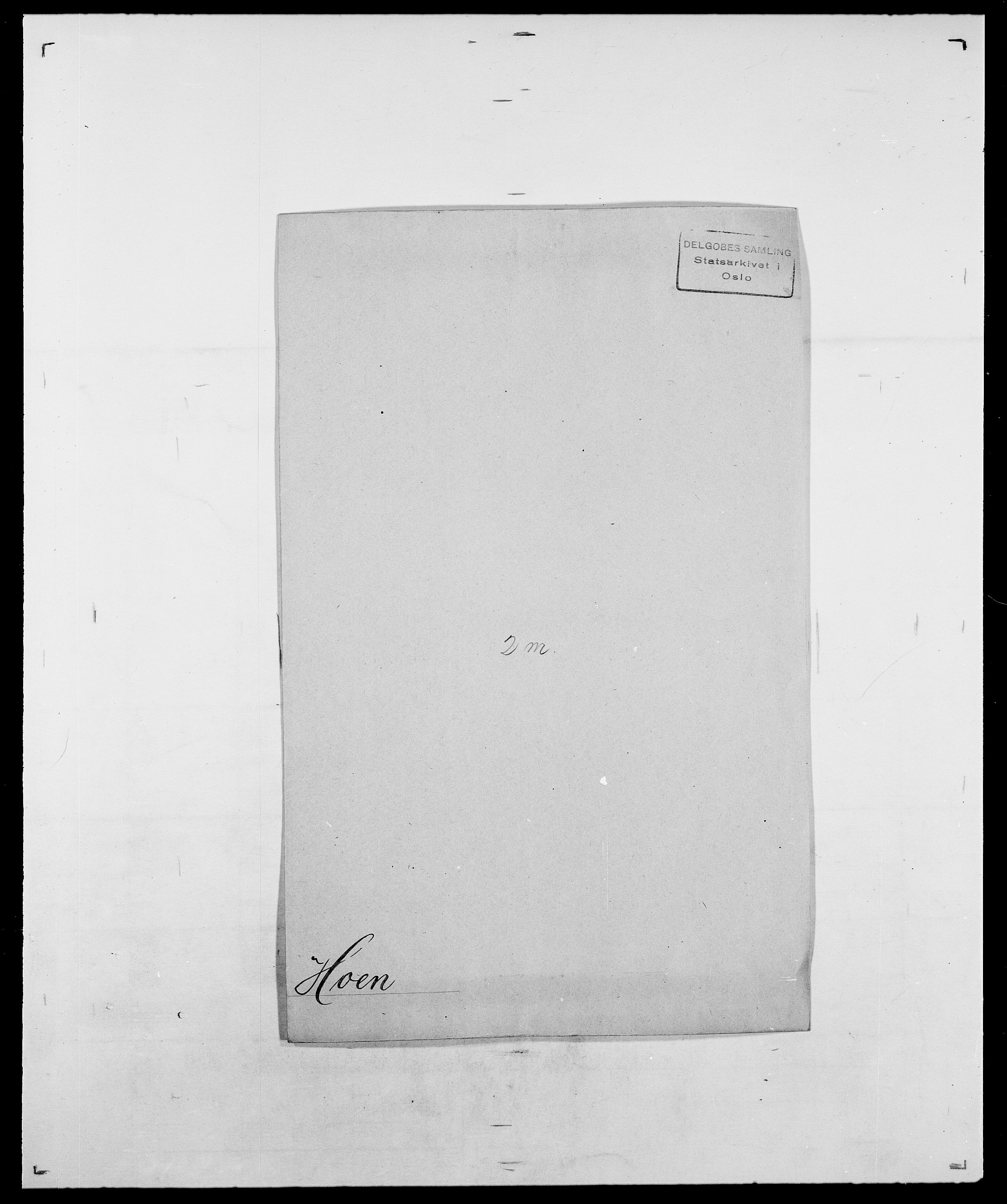 Delgobe, Charles Antoine - samling, SAO/PAO-0038/D/Da/L0018: Hoch - Howert, p. 26