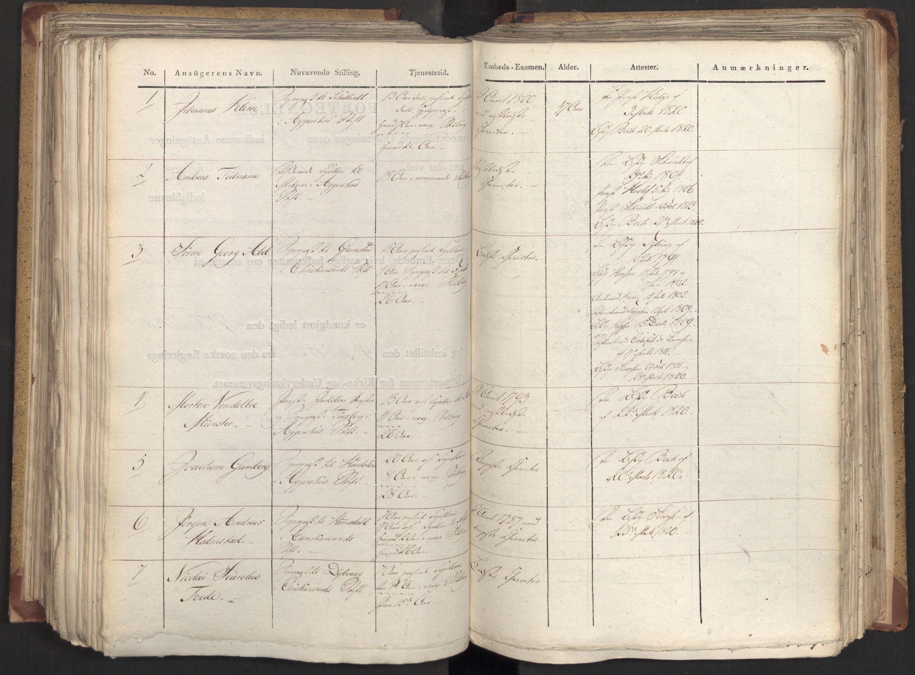 Statsrådsavdelingen i Stockholm, AV/RA-S-1003/D/Da/L0022: Regjeringsinnstillinger nr. 4399-4565, 1820, p. 314