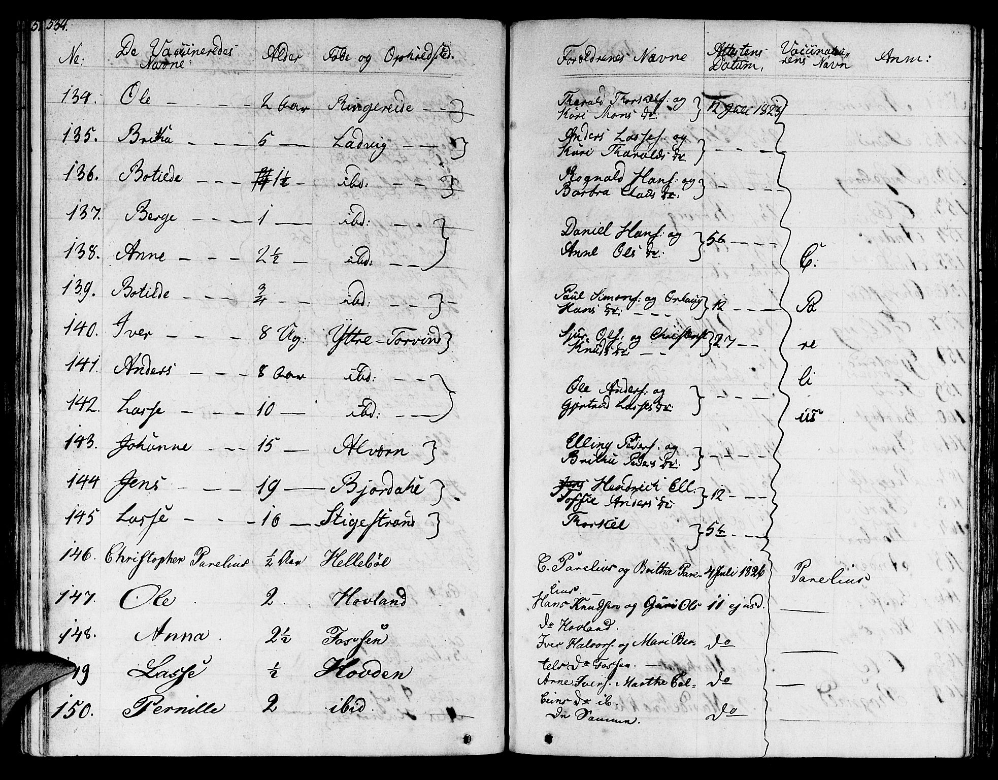 Lavik sokneprestembete, AV/SAB-A-80901: Parish register (official) no. A 2II, 1821-1842, p. 534