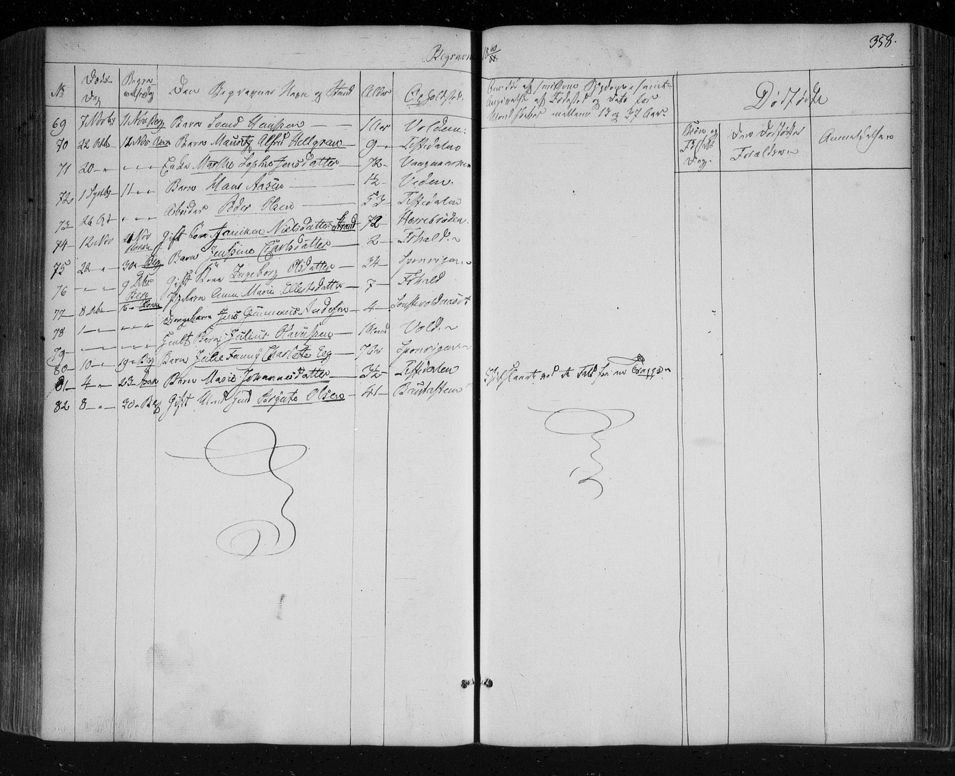 Berg prestekontor Kirkebøker, AV/SAO-A-10902/F/Fa/L0004: Parish register (official) no. I 4, 1843-1860, p. 358