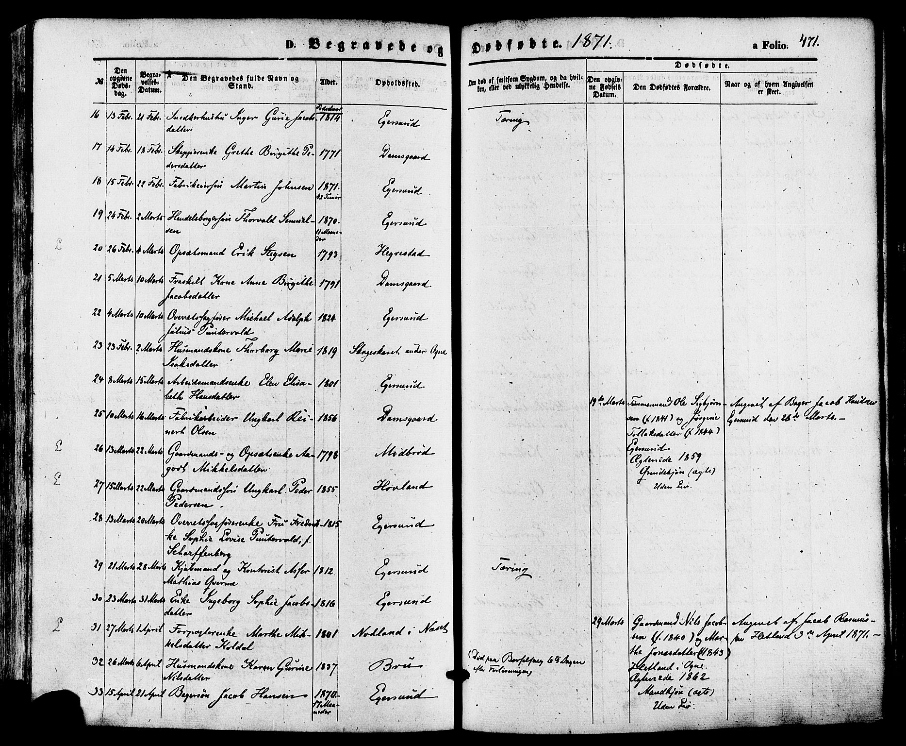 Eigersund sokneprestkontor, AV/SAST-A-101807/S08/L0014: Parish register (official) no. A 13, 1866-1878, p. 471