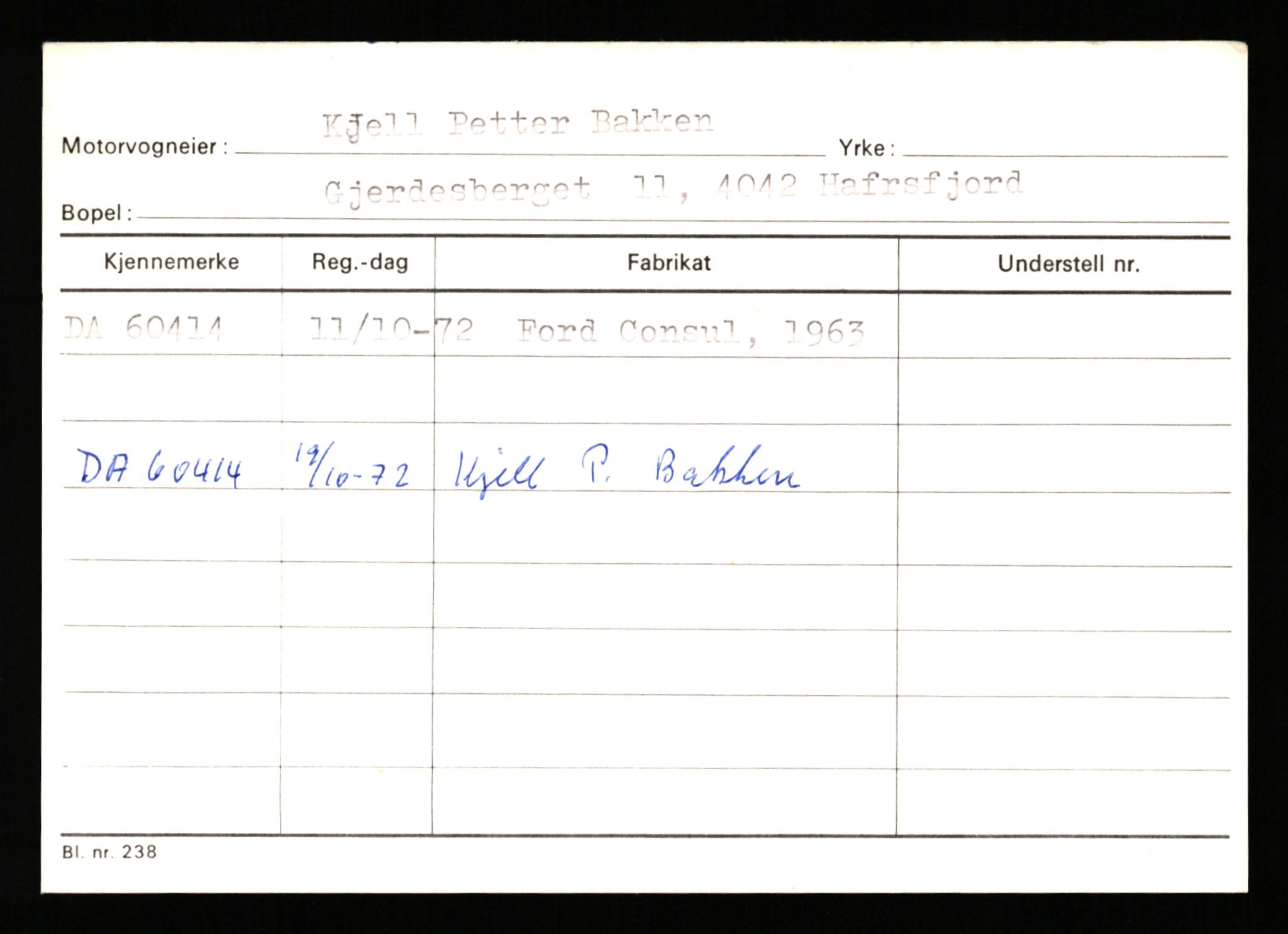 Stavanger trafikkstasjon, SAST/A-101942/0/G/L0007: Registreringsnummer: 49019 - 67460, 1930-1971, p. 2371