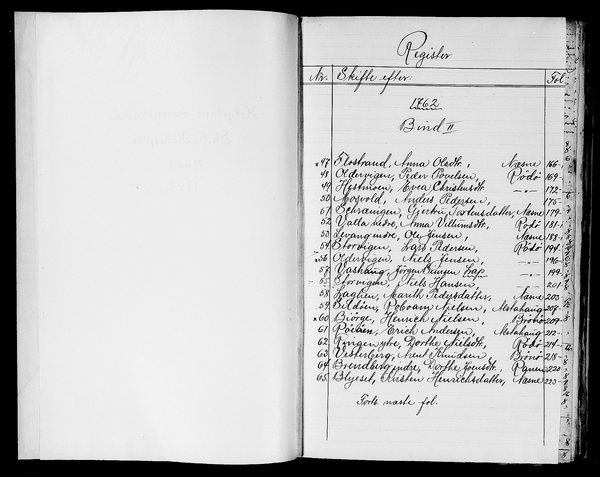 Helgeland sorenskriveri, AV/SAT-A-0004/3/3A/L0051: Konseptprotokoll 36, 1762