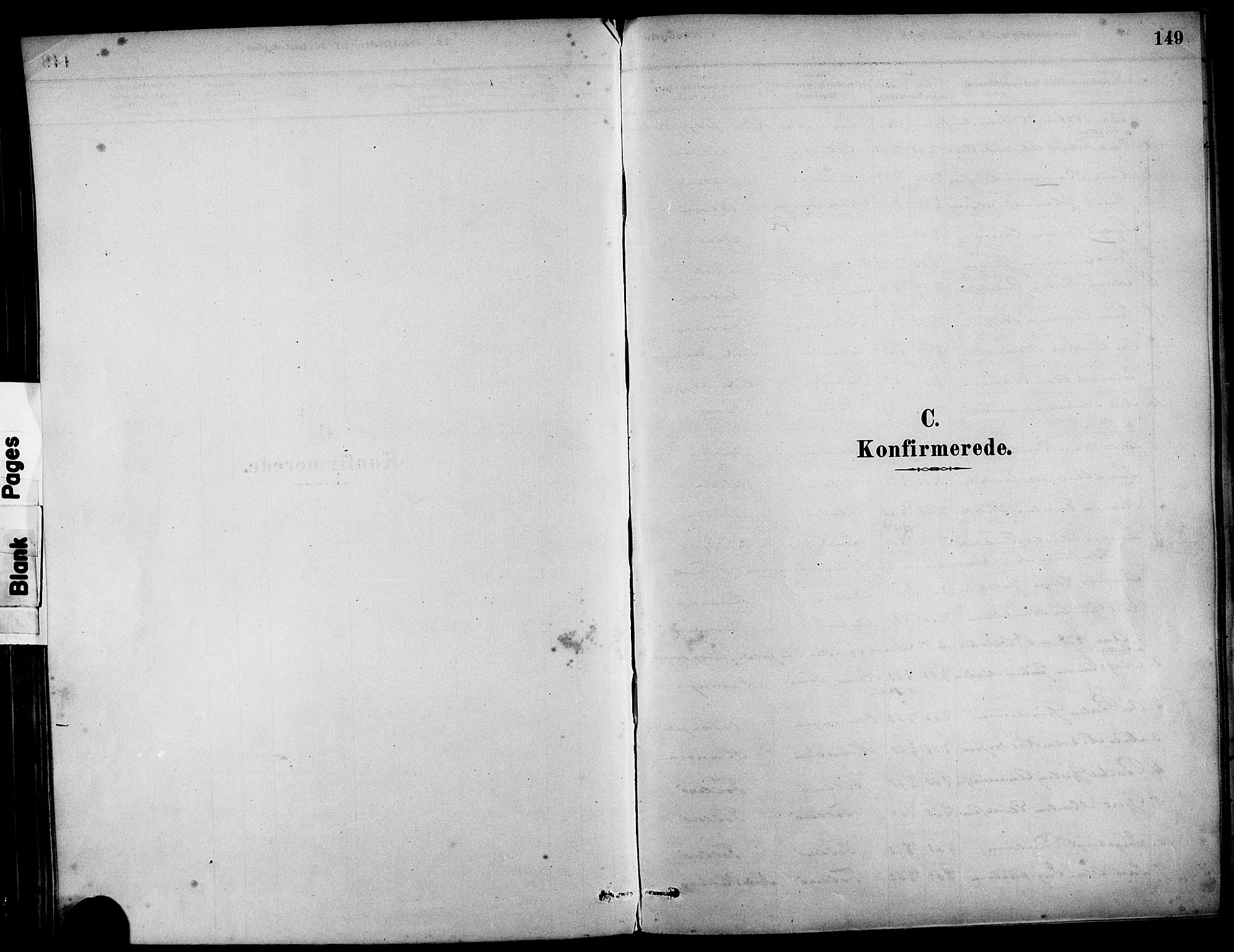 Askøy Sokneprestembete, AV/SAB-A-74101/H/Ha/Haa/Haab/L0001: Parish register (official) no. B 1, 1878-1889, p. 149