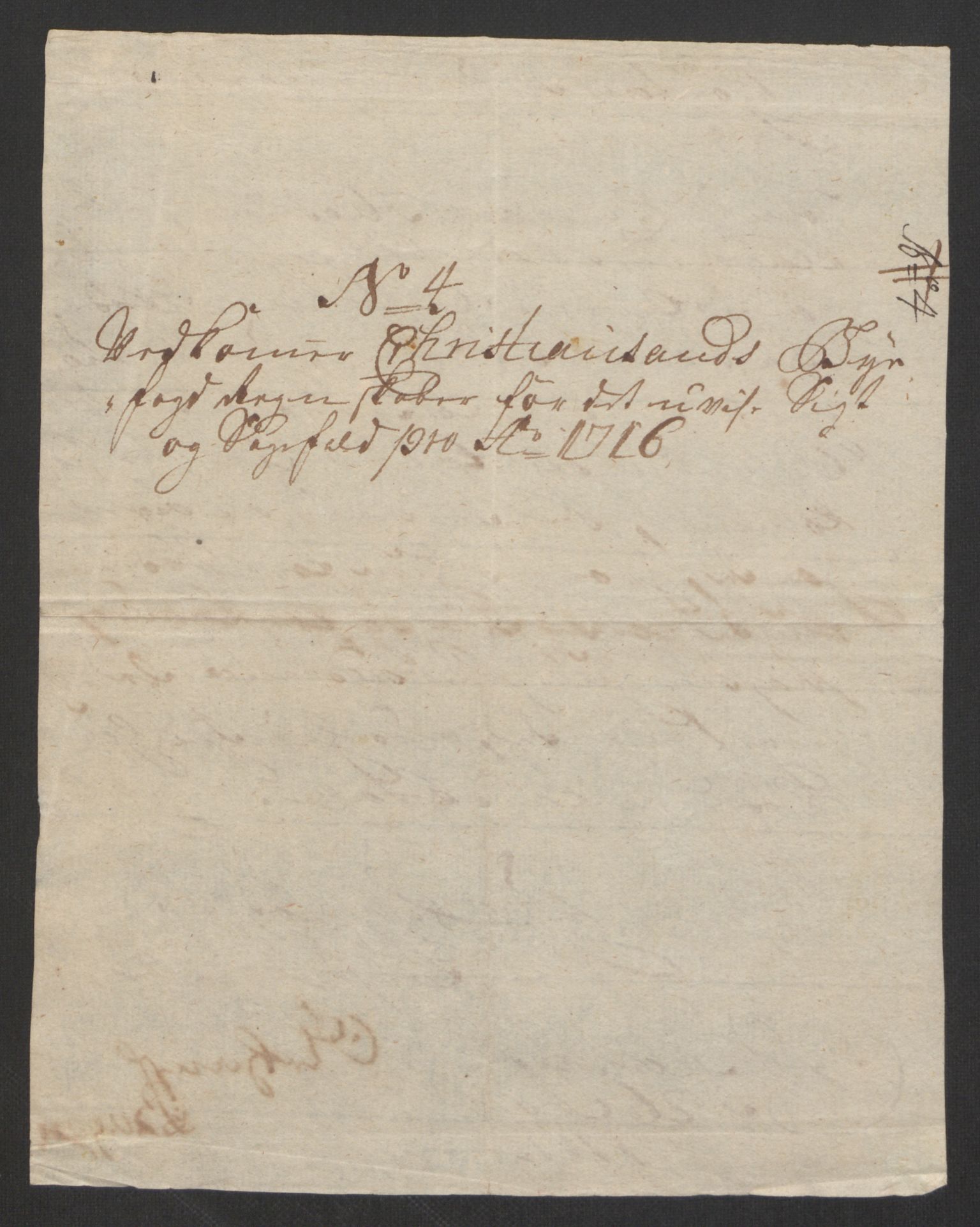 Rentekammeret inntil 1814, Reviderte regnskaper, Byregnskaper, AV/RA-EA-4066/R/Rm/L0285: [M18] Sikt og sakefall, 1681-1718, p. 531