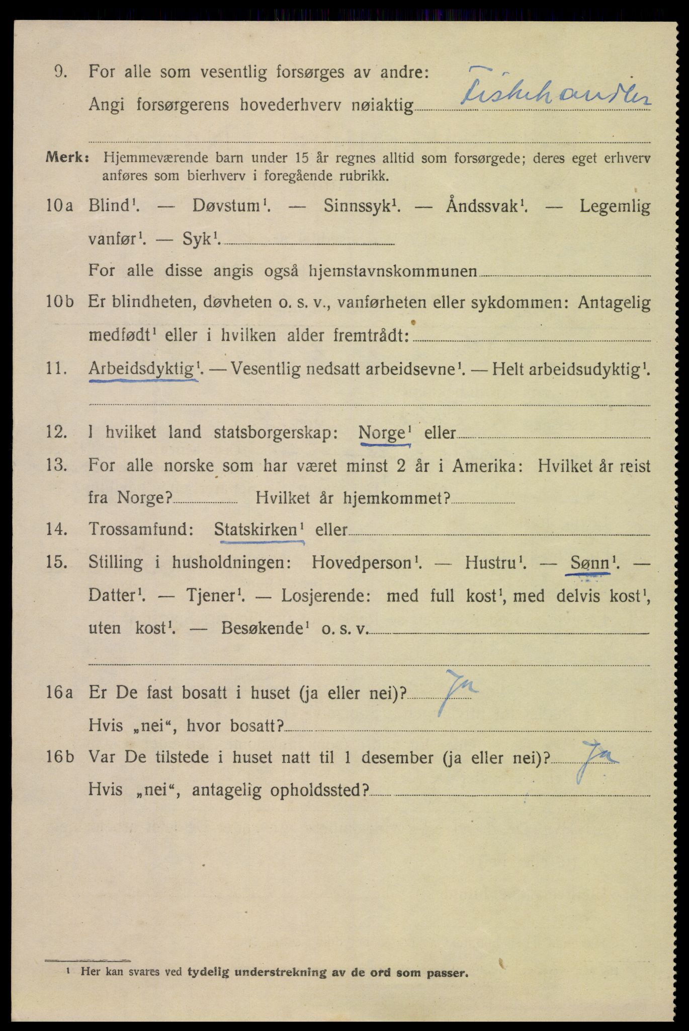 SAK, 1920 census for Mandal, 1920, p. 8572