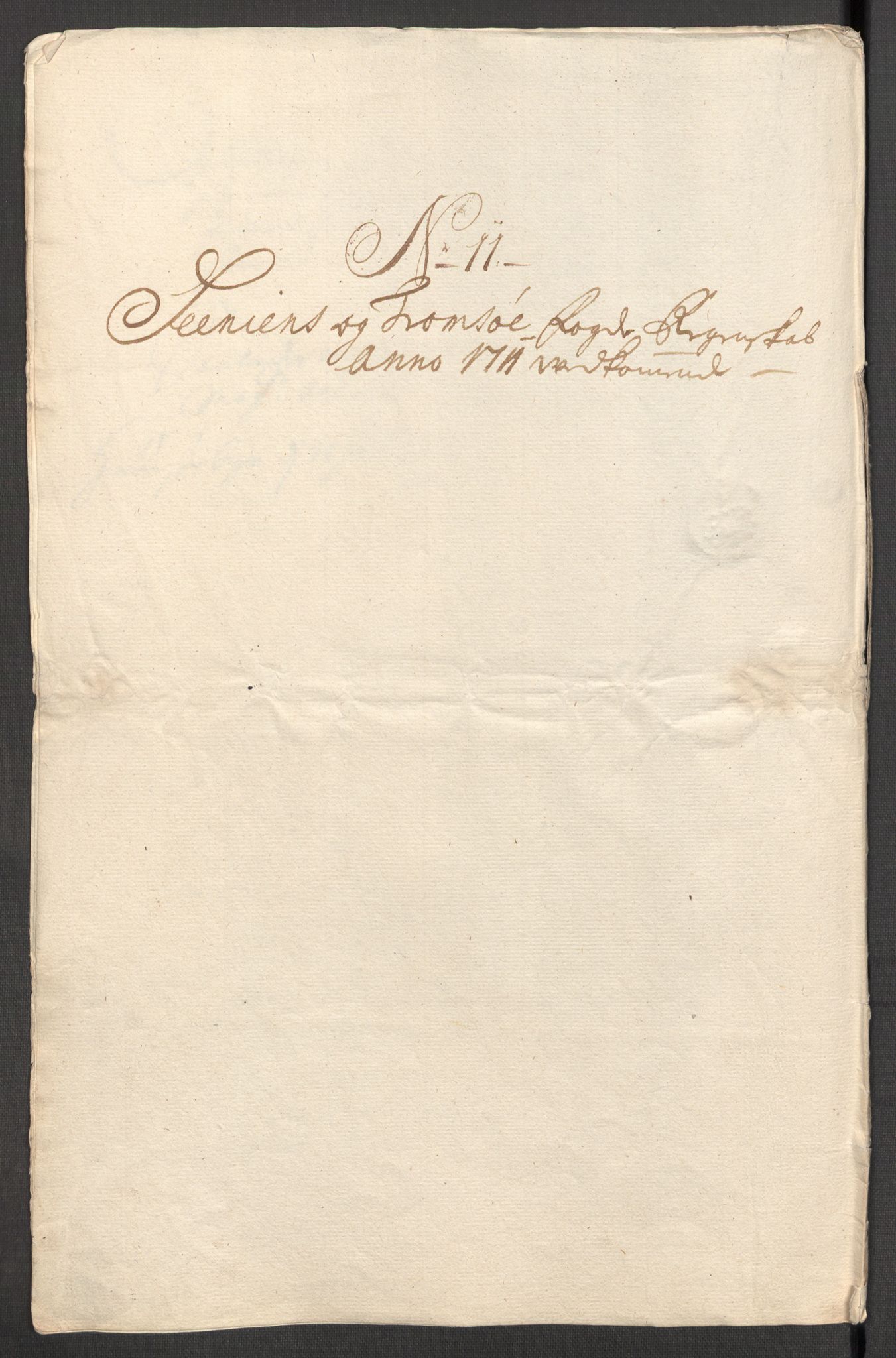 Rentekammeret inntil 1814, Reviderte regnskaper, Fogderegnskap, AV/RA-EA-4092/R68/L4758: Fogderegnskap Senja og Troms, 1711-1712, p. 94