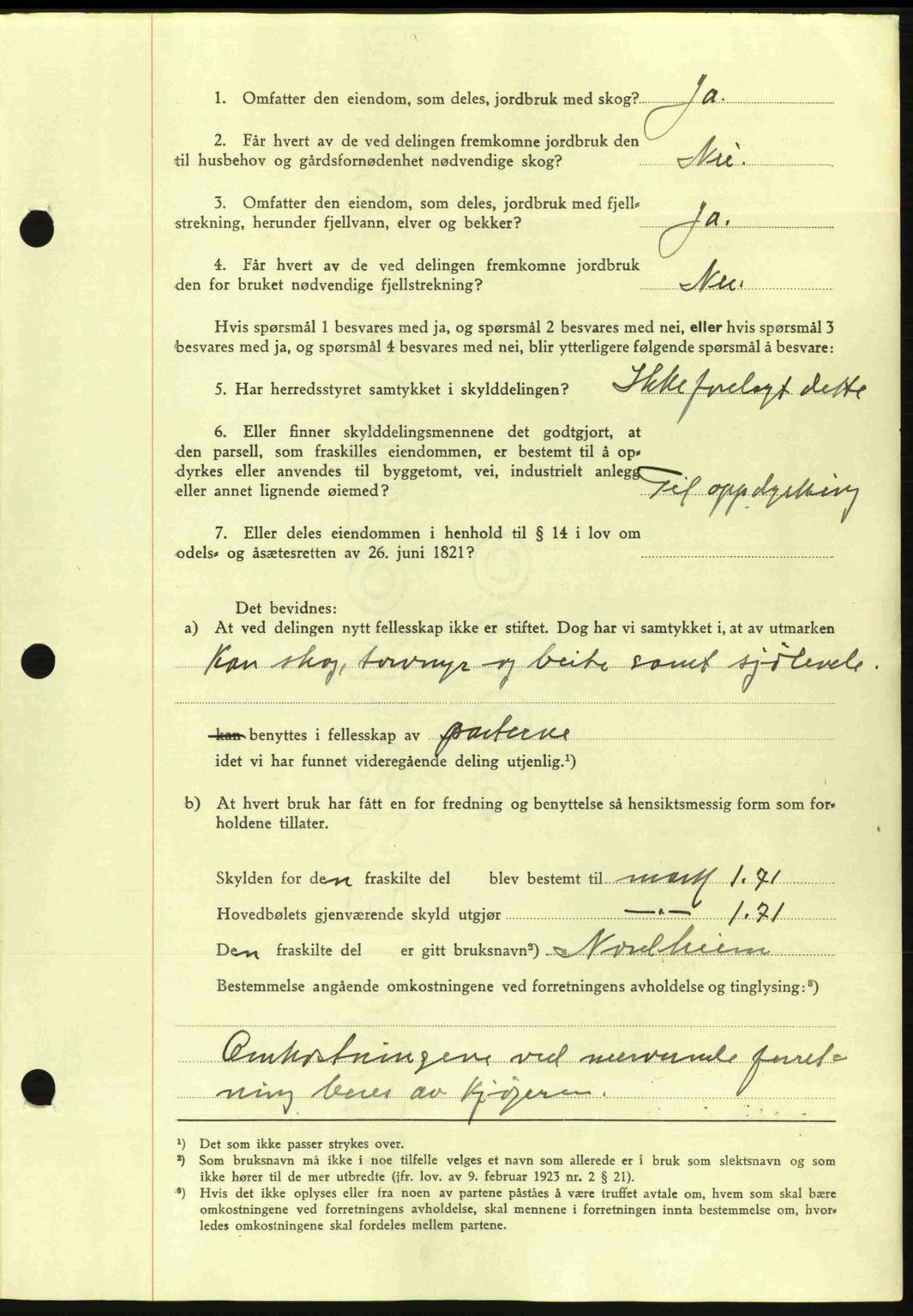 Romsdal sorenskriveri, AV/SAT-A-4149/1/2/2C: Mortgage book no. A15, 1943-1944, Diary no: : 1725/1943