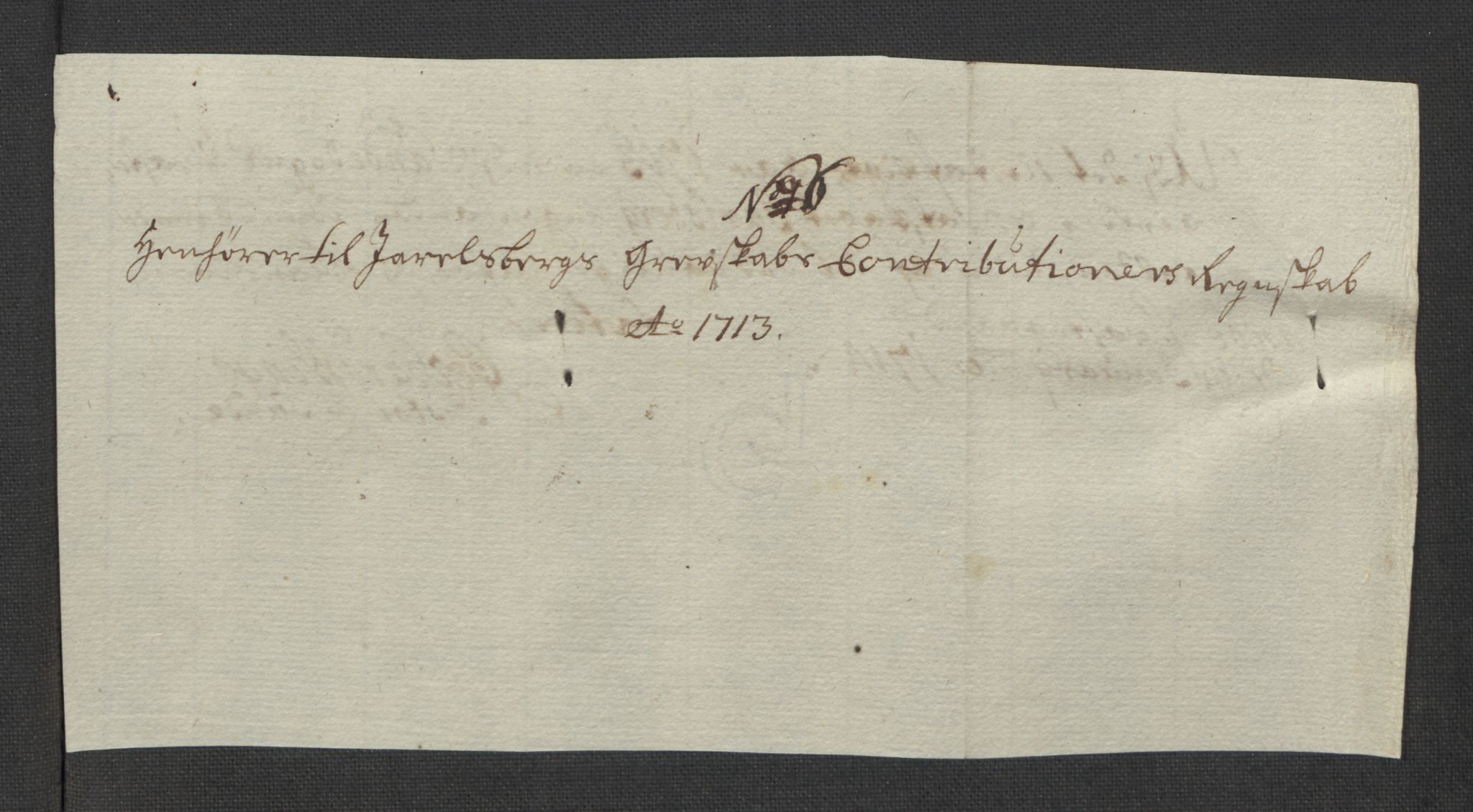 Rentekammeret inntil 1814, Reviderte regnskaper, Fogderegnskap, RA/EA-4092/R32/L1878: Fogderegnskap Jarlsberg grevskap, 1713, p. 135