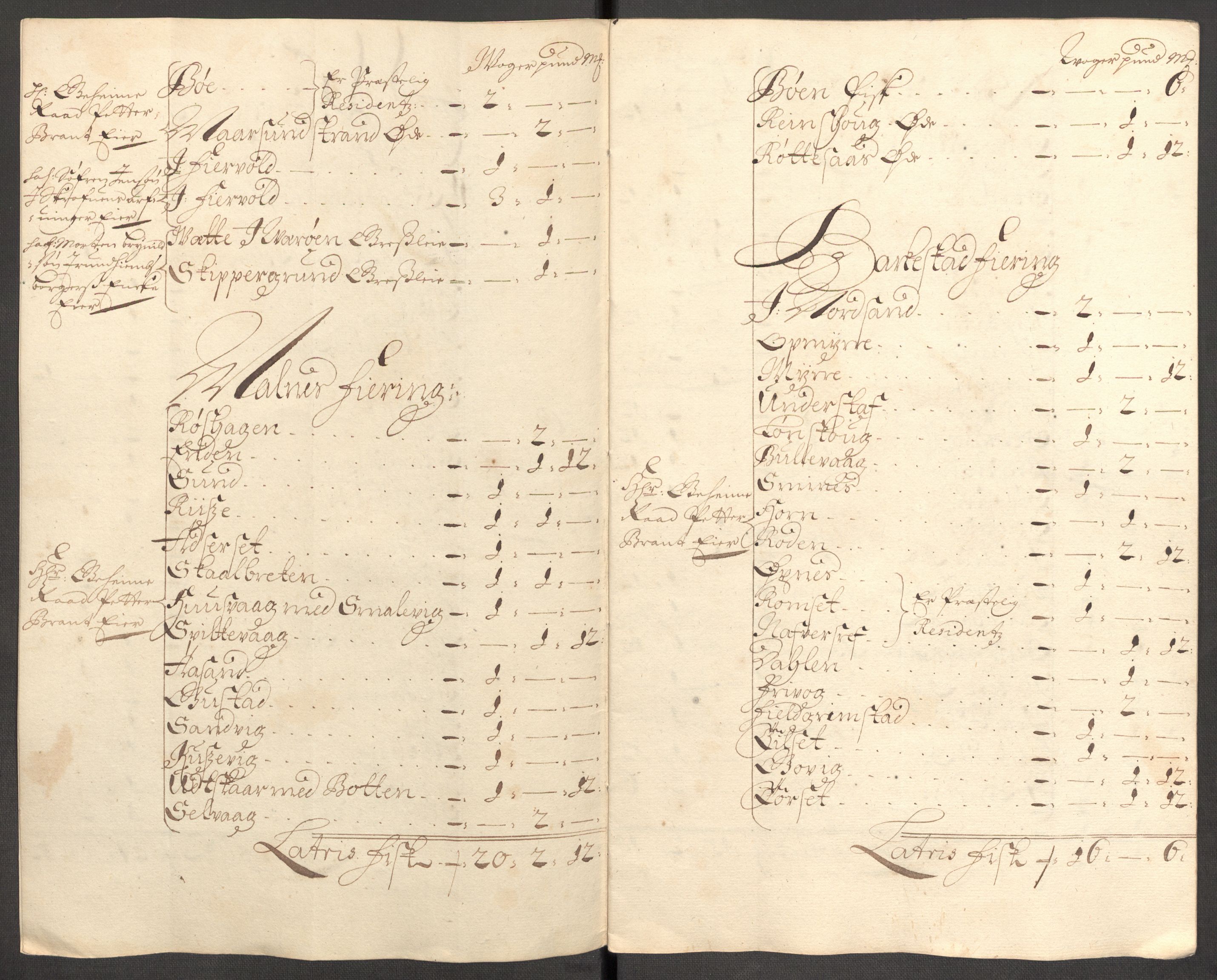 Rentekammeret inntil 1814, Reviderte regnskaper, Fogderegnskap, RA/EA-4092/R67/L4678: Fogderegnskap Vesterålen, Andenes og Lofoten, 1696-1708, p. 239