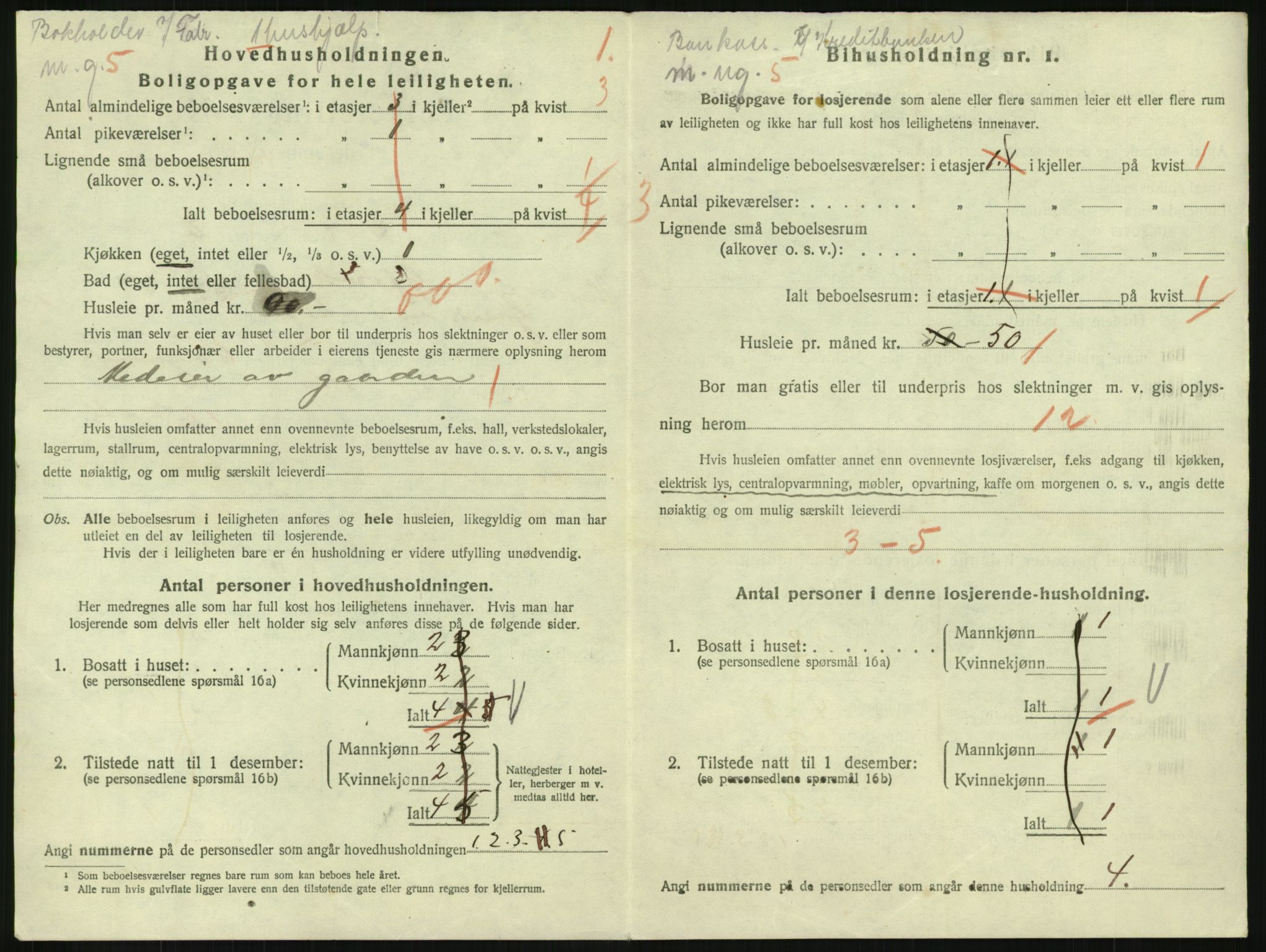 SAH, 1920 census for Gjøvik, 1920, p. 1329