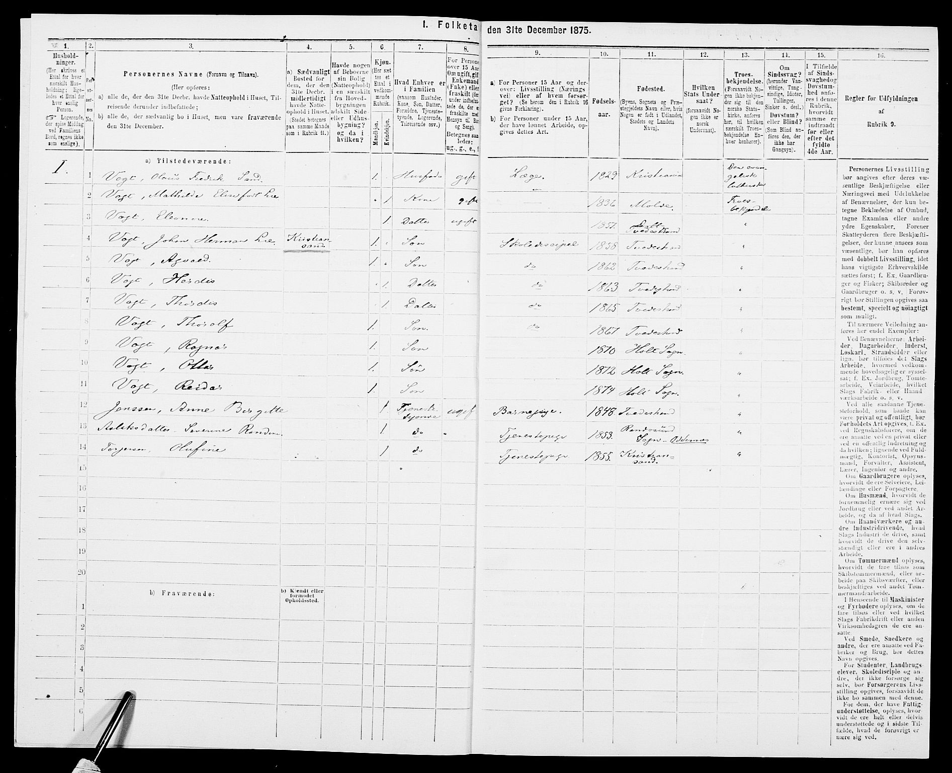 SAK, 1875 census for 0914L Holt/Holt, 1875, p. 771