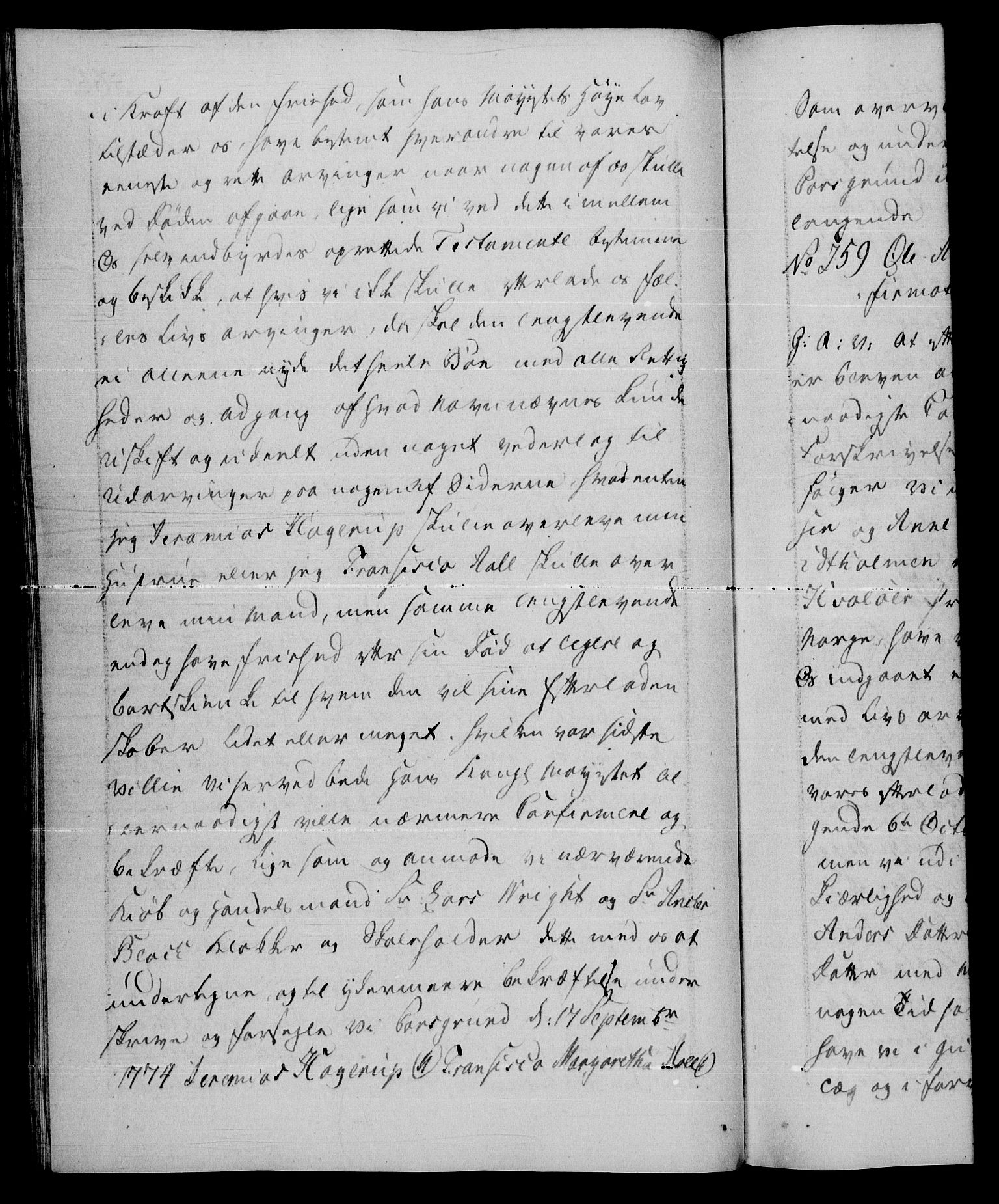 Danske Kanselli 1572-1799, AV/RA-EA-3023/F/Fc/Fca/Fcaa/L0052: Norske registre, 1788-1789, p. 566b