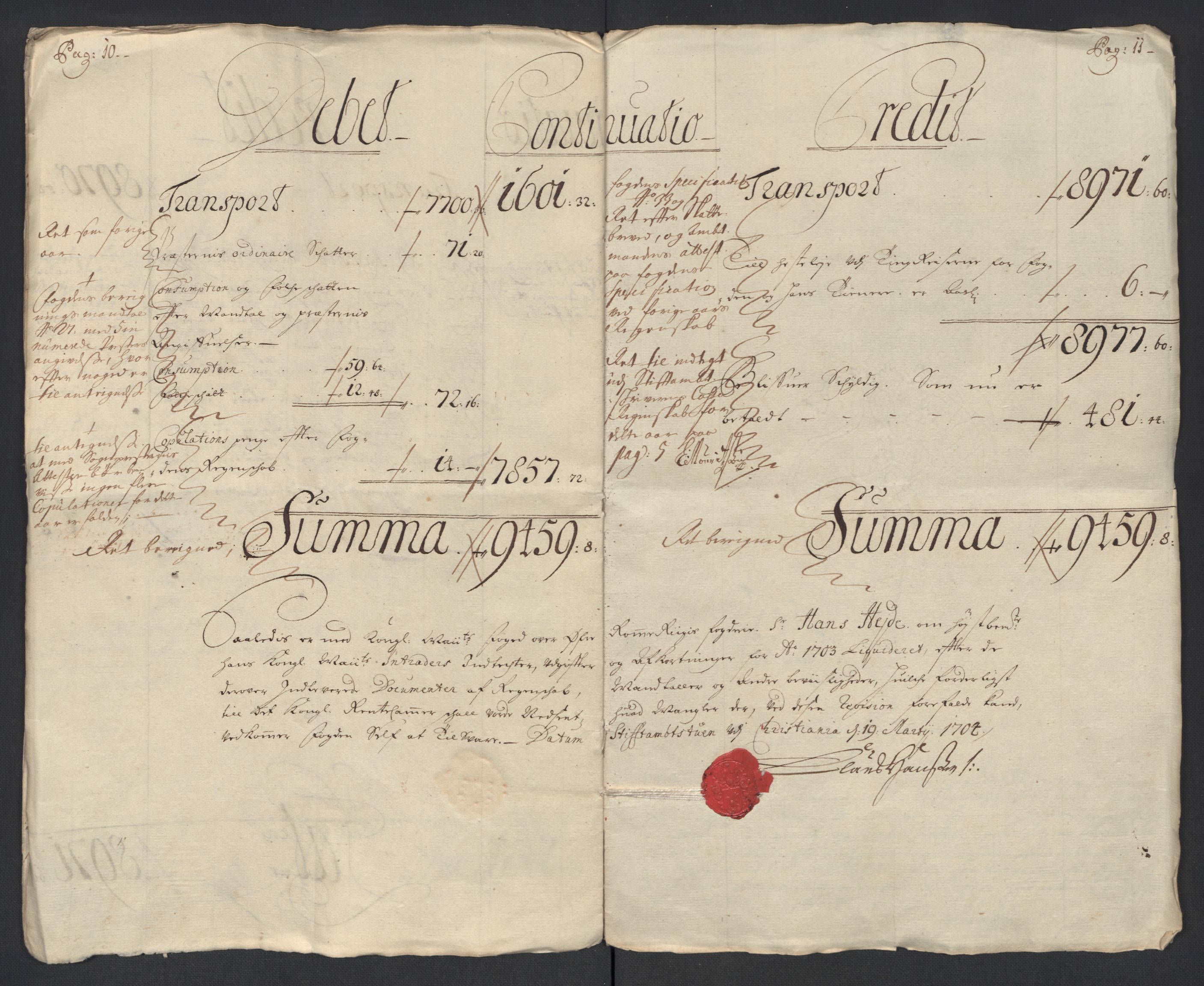 Rentekammeret inntil 1814, Reviderte regnskaper, Fogderegnskap, AV/RA-EA-4092/R12/L0716: Fogderegnskap Øvre Romerike, 1703, p. 9