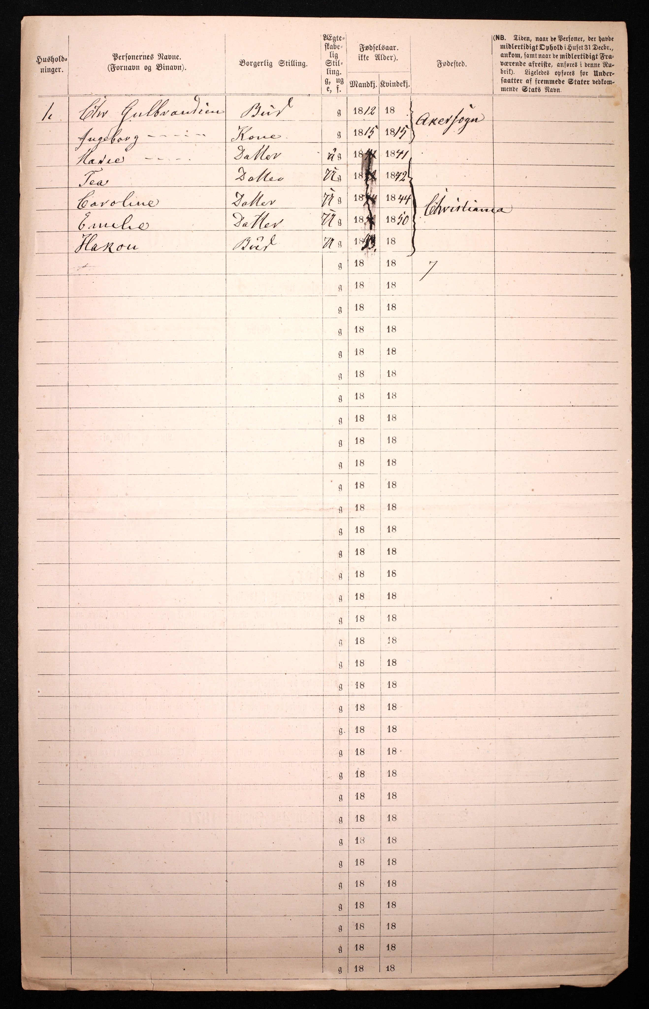 RA, 1870 census for 0301 Kristiania, 1870, p. 417