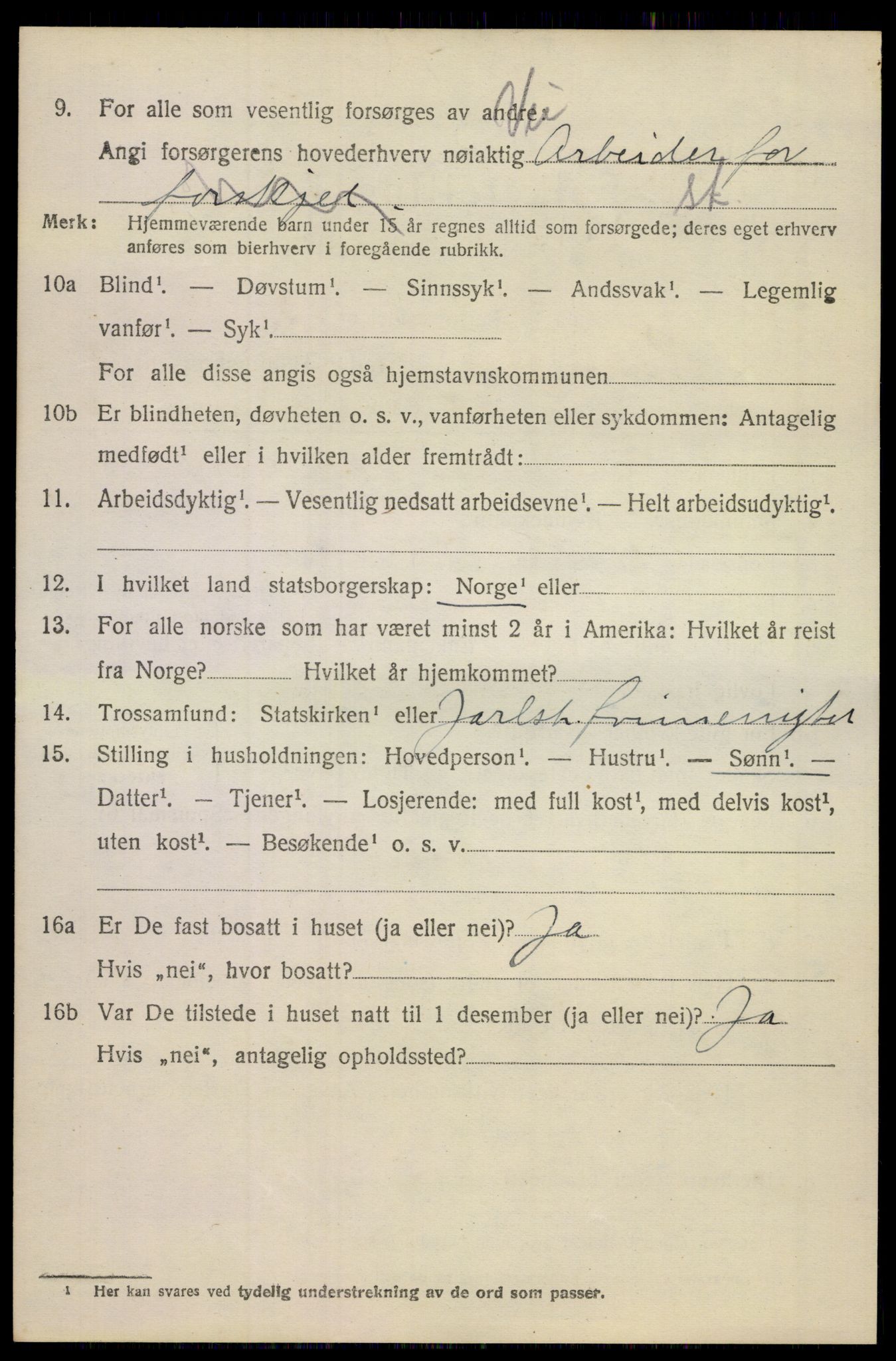 SAKO, 1920 census for Ramnes, 1920, p. 1861