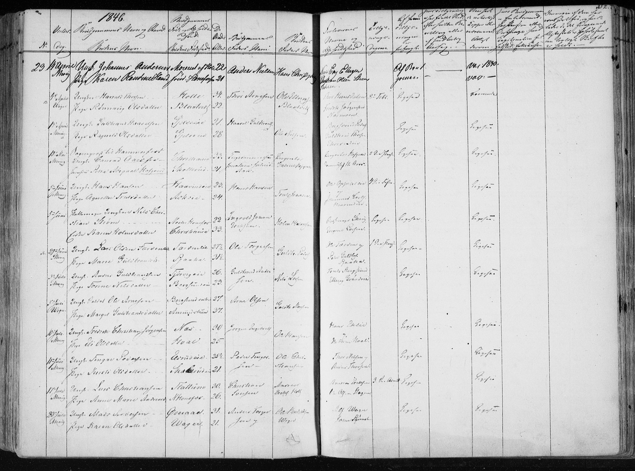Norderhov kirkebøker, SAKO/A-237/F/Fa/L0010: Parish register (official) no. 10, 1837-1847, p. 382