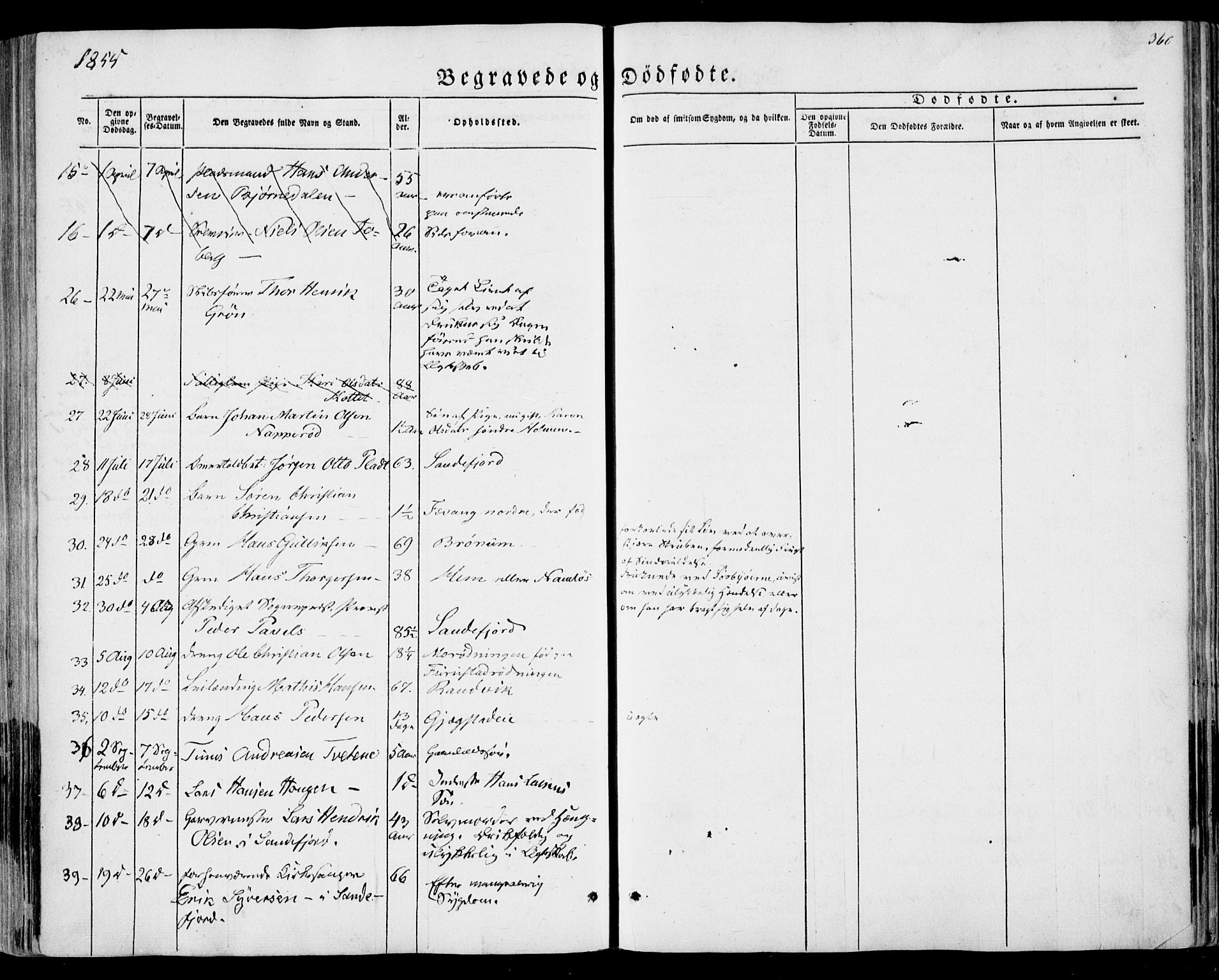 Sandar kirkebøker, SAKO/A-243/F/Fa/L0007: Parish register (official) no. 7, 1855-1861, p. 360