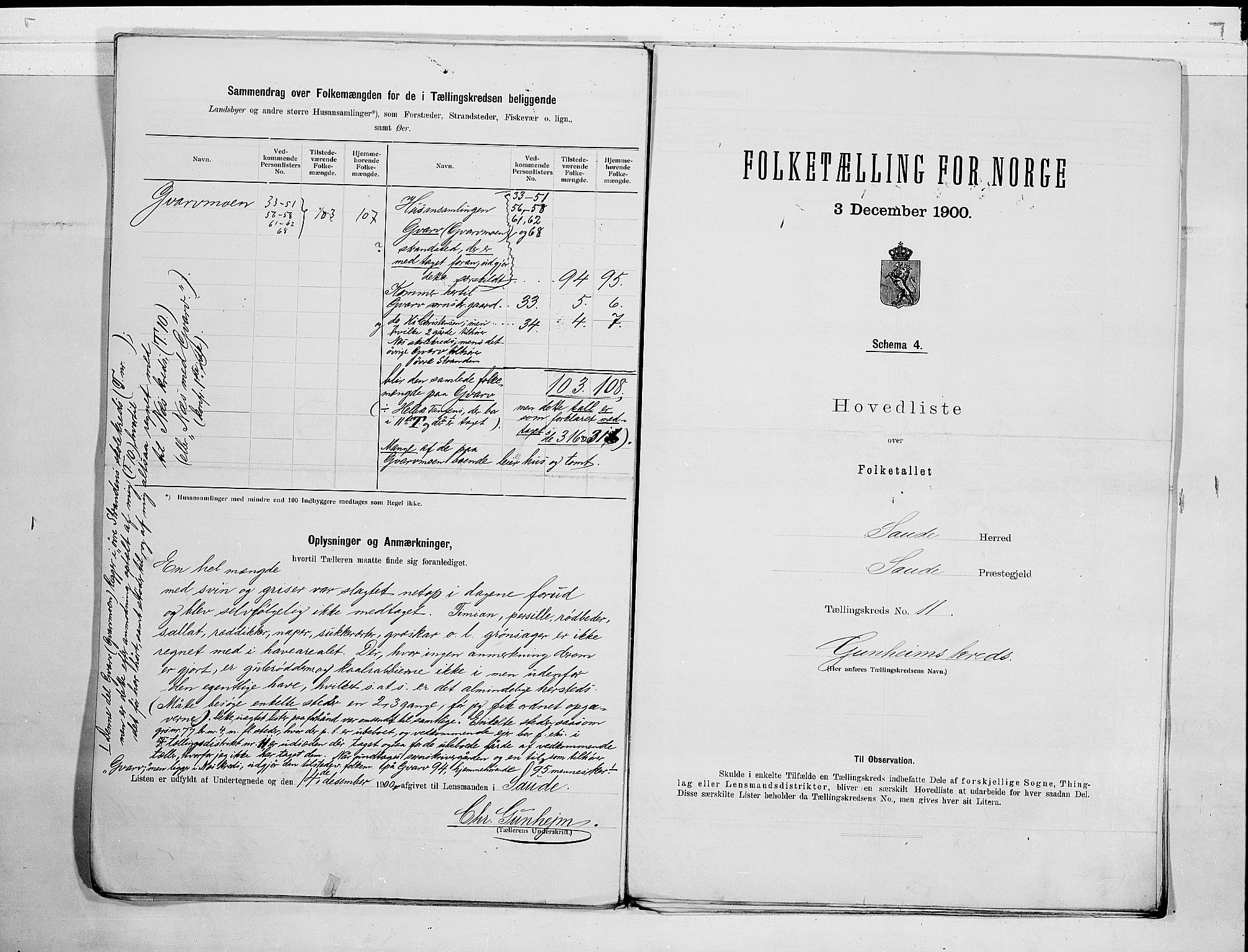 SAKO, 1900 census for Sauherad, 1900, p. 24