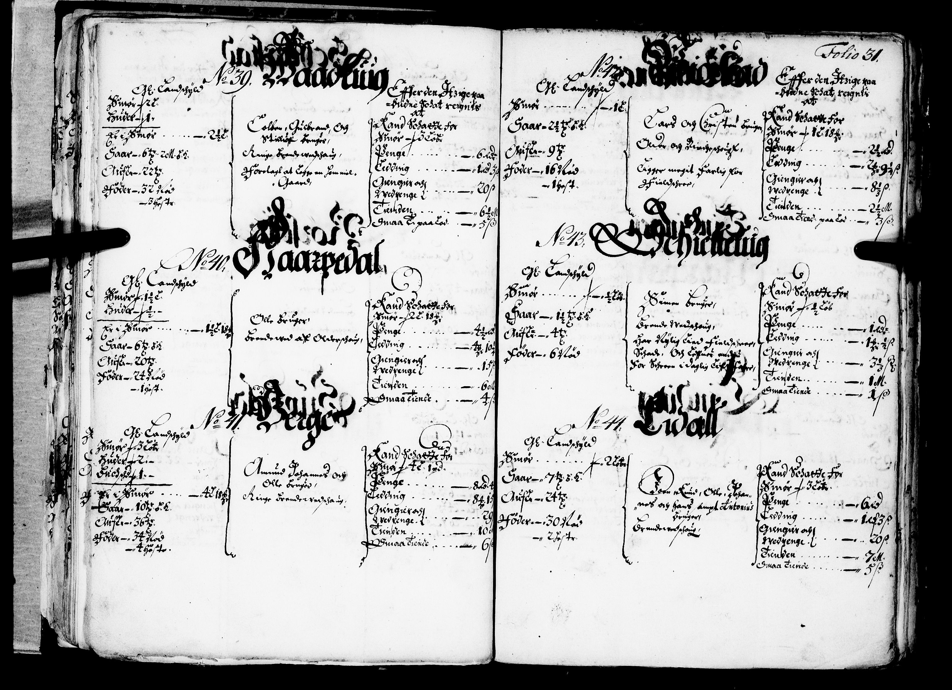 Rentekammeret inntil 1814, Realistisk ordnet avdeling, AV/RA-EA-4070/N/Nb/Nba/L0042: Ytre Sogn fogderi, 1667, p. 30b-31a