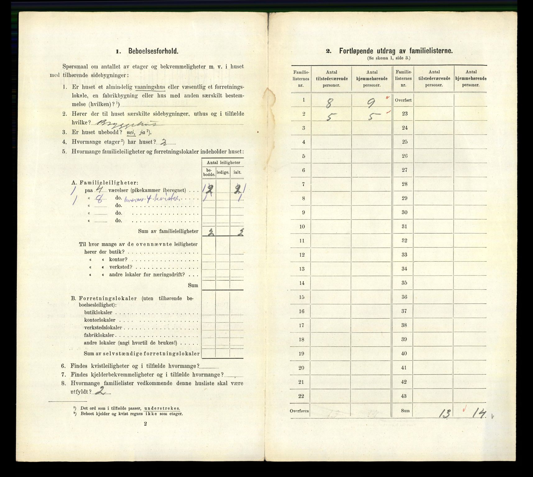 RA, 1910 census for Trondheim, 1910, p. 10338