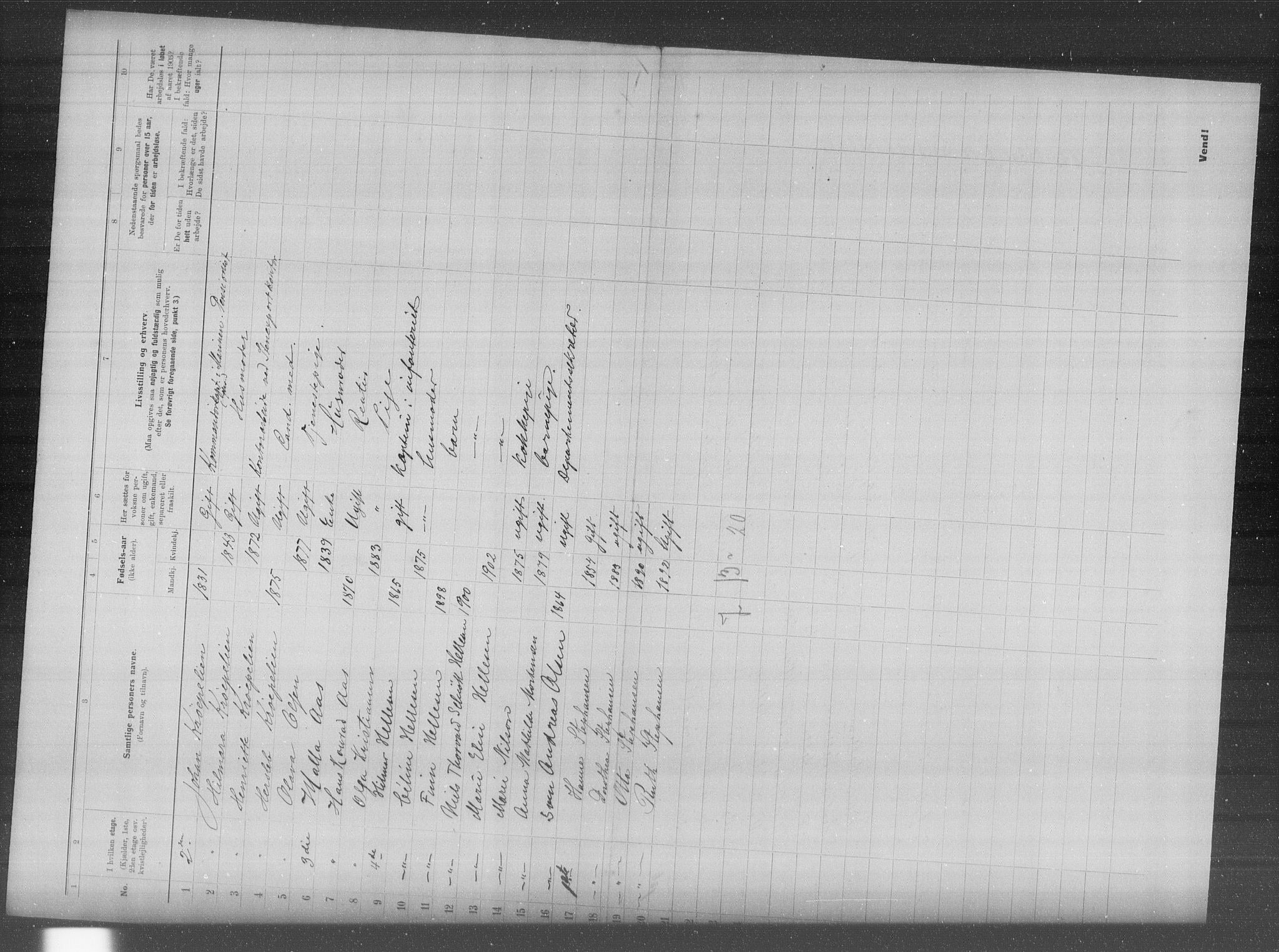 OBA, Municipal Census 1903 for Kristiania, 1903, p. 11314