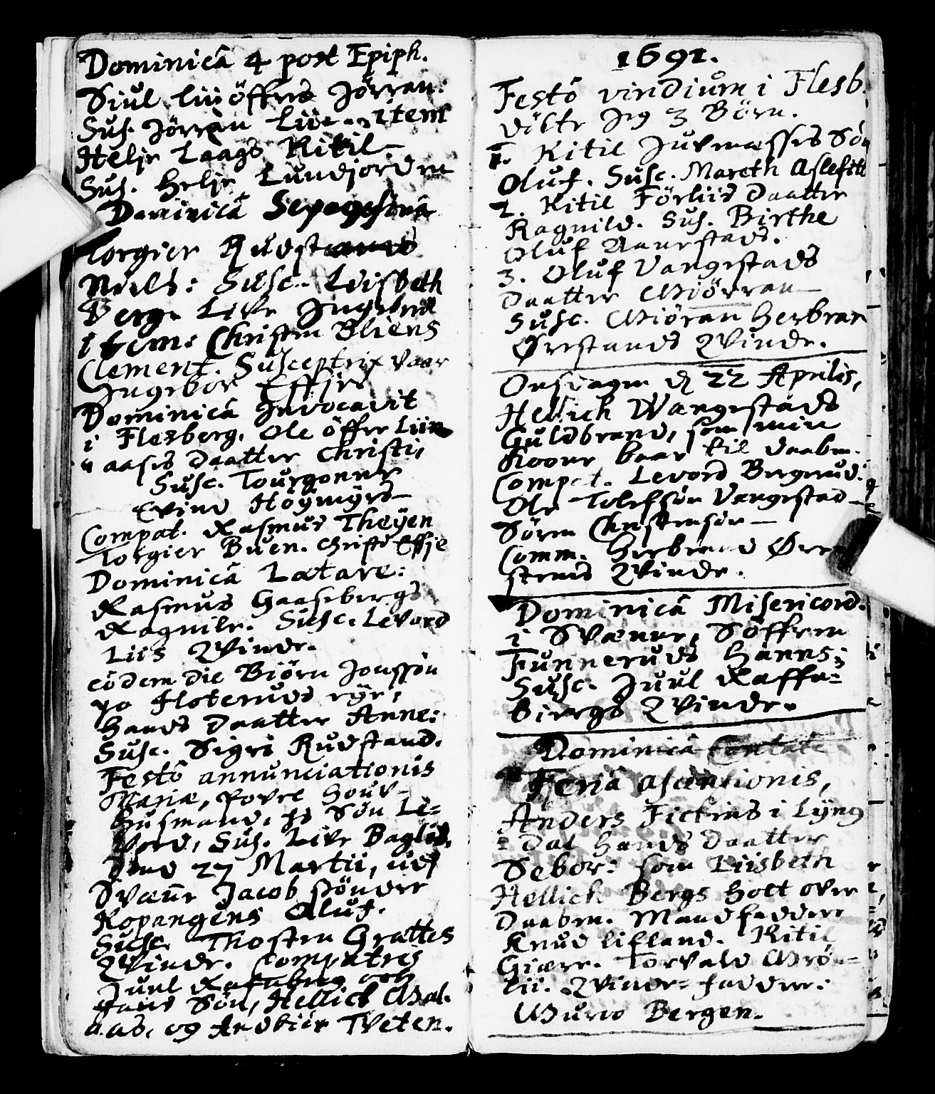 Flesberg kirkebøker, AV/SAKO-A-18/F/Fa/L0001: Parish register (official) no. I 1, 1688-1725