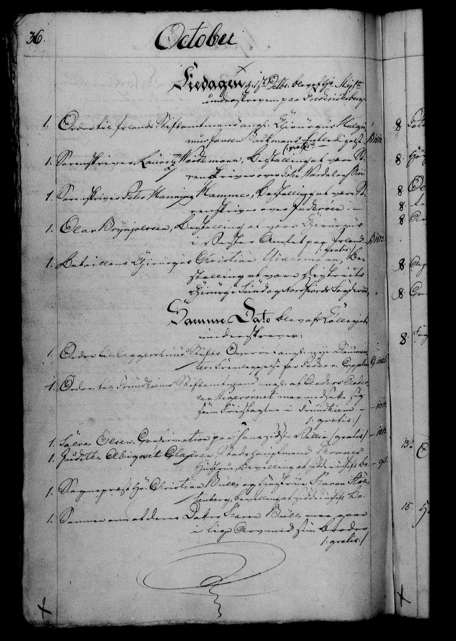 Danske Kanselli 1800-1814, RA/EA-3024/H/Hf/Hfb/Hfbc/L0003: Underskrivelsesbok m. register, 1802, p. 36