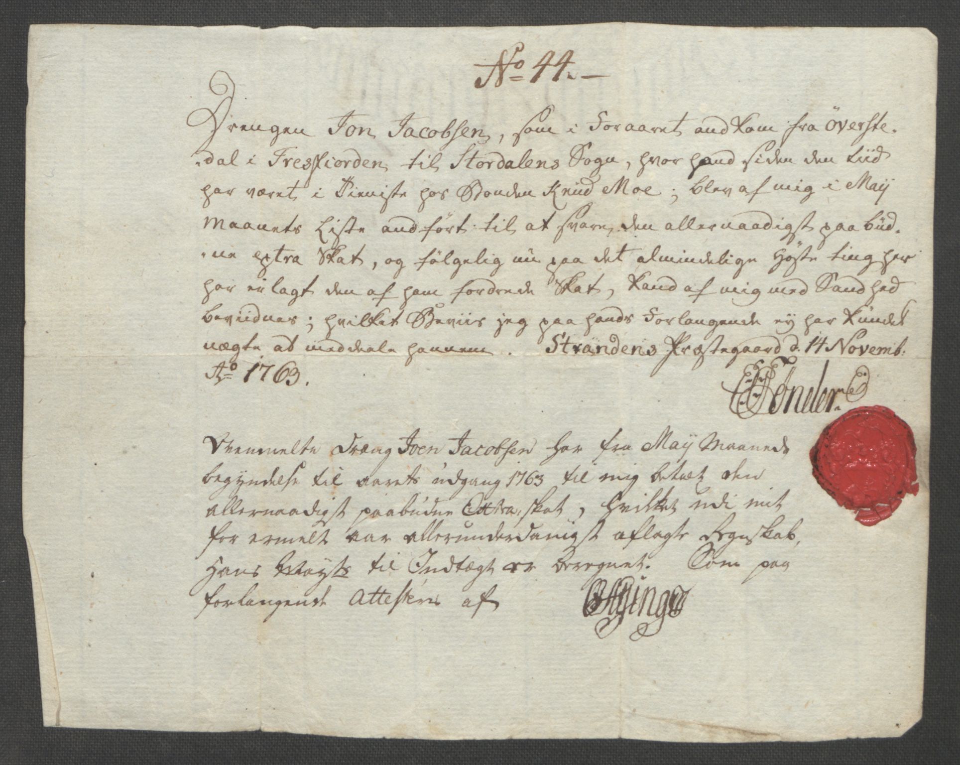 Rentekammeret inntil 1814, Reviderte regnskaper, Fogderegnskap, AV/RA-EA-4092/R55/L3730: Ekstraskatten Romsdal, 1762-1763, p. 534