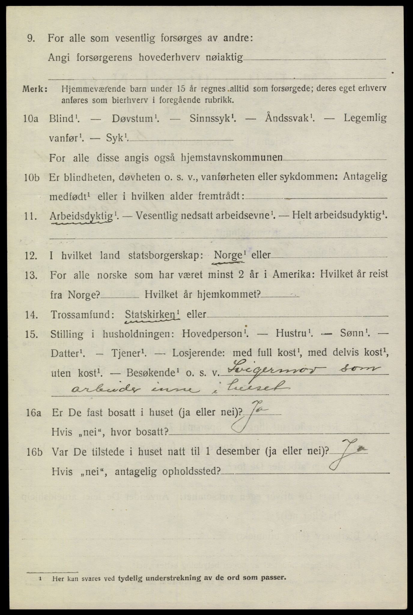 SAKO, 1920 census for Heddal, 1920, p. 4457