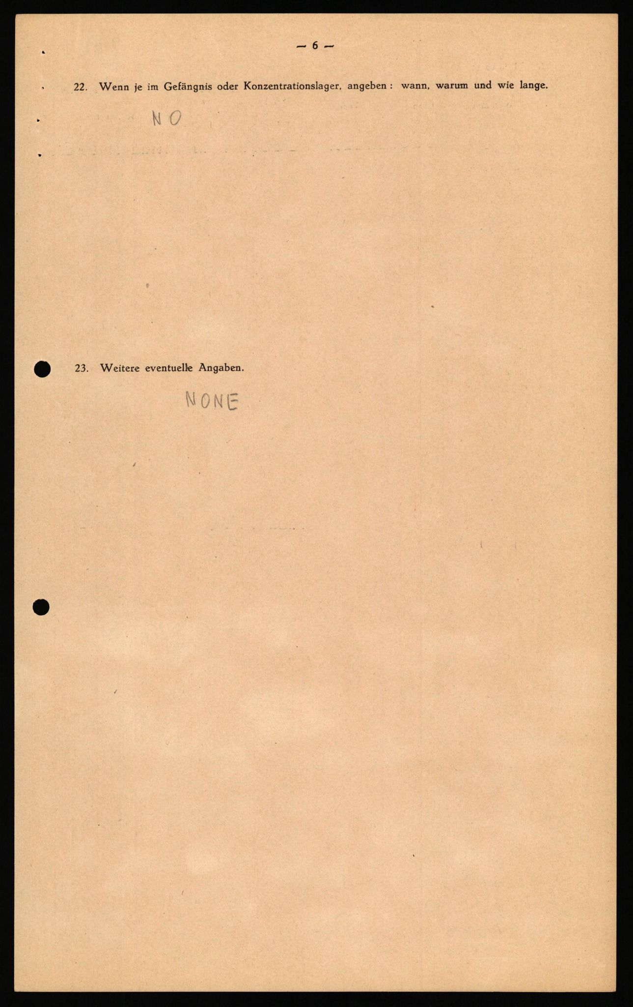 Forsvaret, Forsvarets overkommando II, AV/RA-RAFA-3915/D/Db/L0040: CI Questionaires. Tyske okkupasjonsstyrker i Norge. Østerrikere., 1945-1946, p. 25