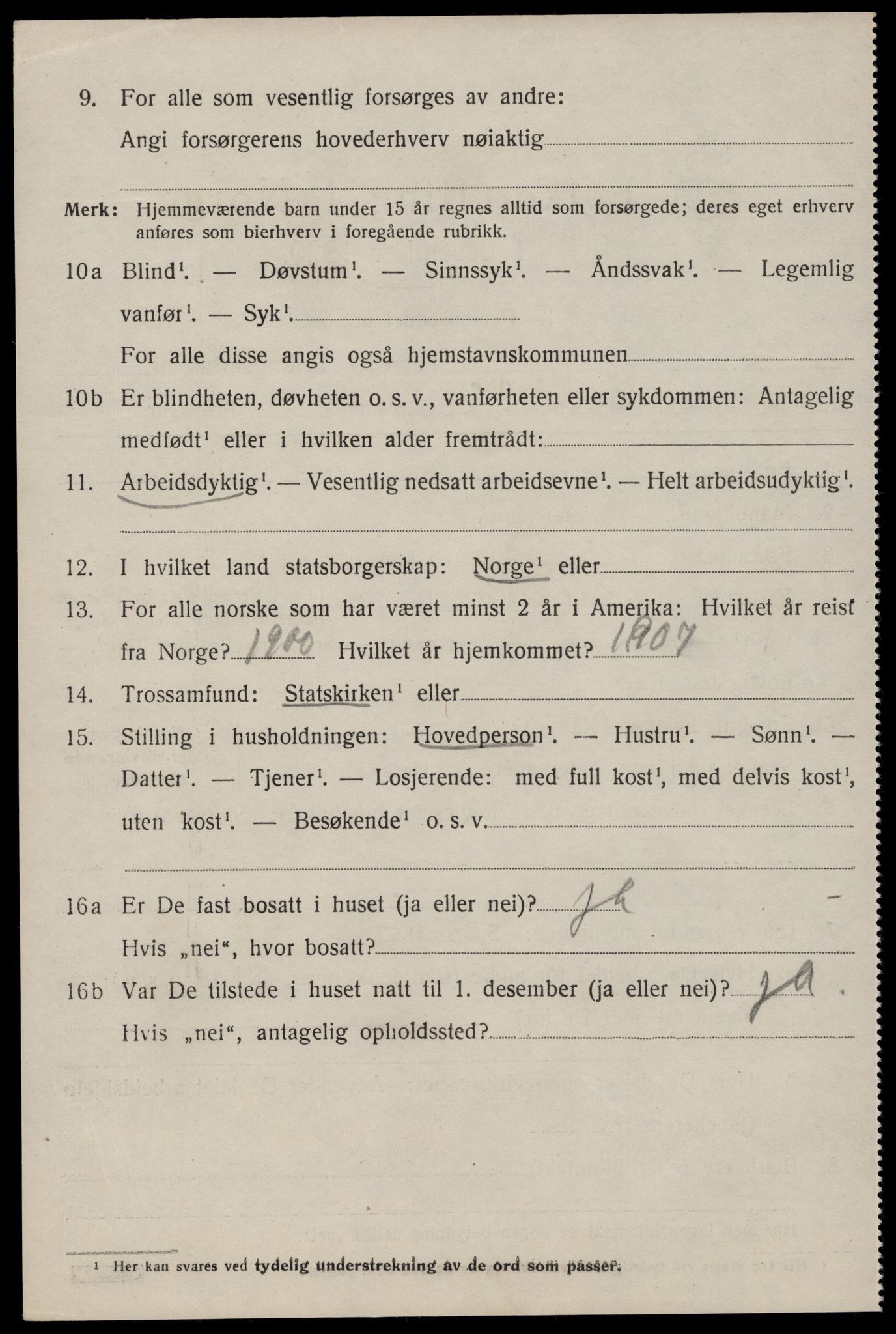 SAST, 1920 census for Hjelmeland, 1920, p. 4416