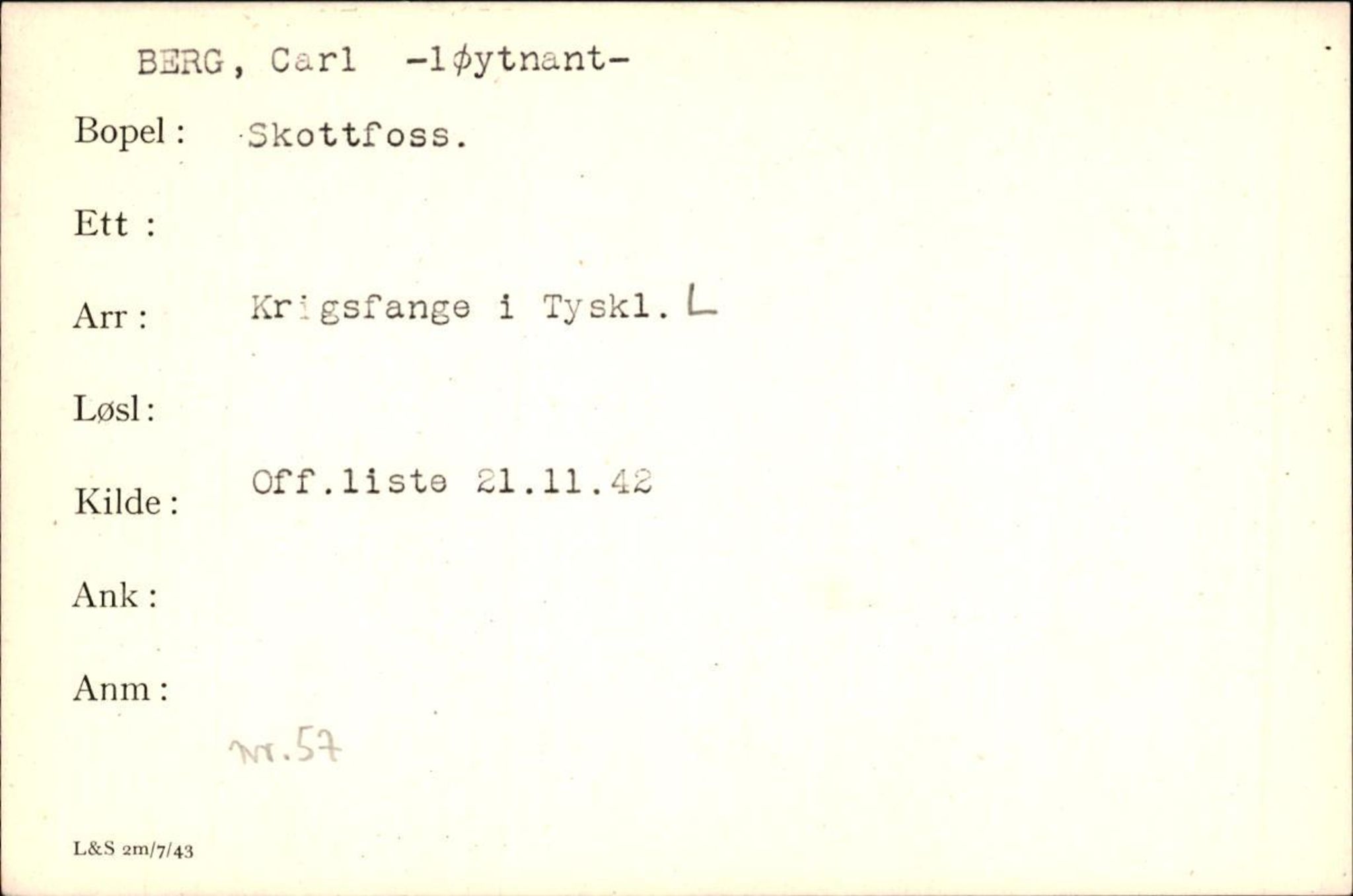 Forsvaret, Forsvarets krigshistoriske avdeling, AV/RA-RAFA-2017/Y/Yf/L0200: II-C-11-2102  -  Norske krigsfanger i Tyskland, 1940-1945, p. 76