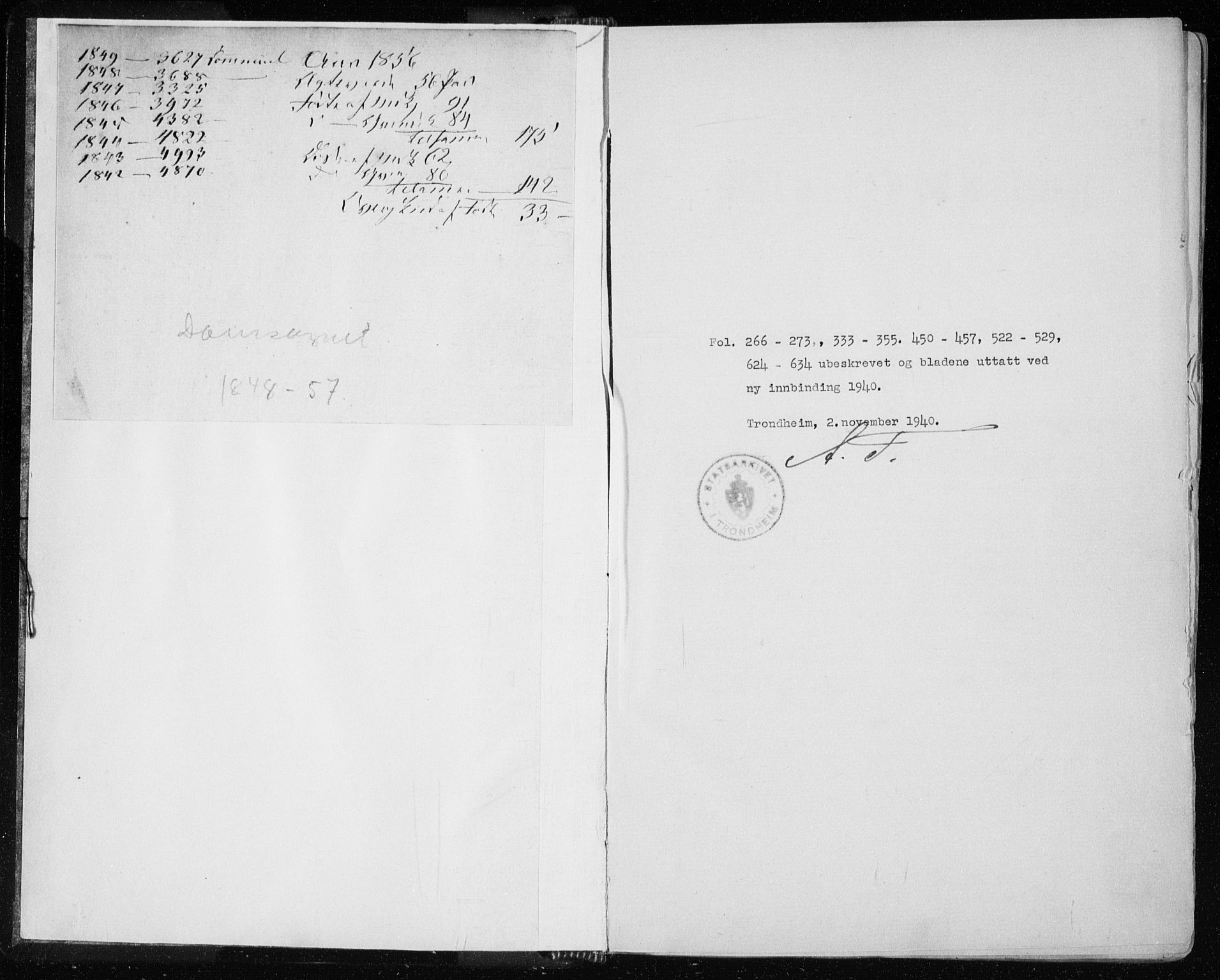 Ministerialprotokoller, klokkerbøker og fødselsregistre - Sør-Trøndelag, AV/SAT-A-1456/601/L0051: Parish register (official) no. 601A19, 1848-1857