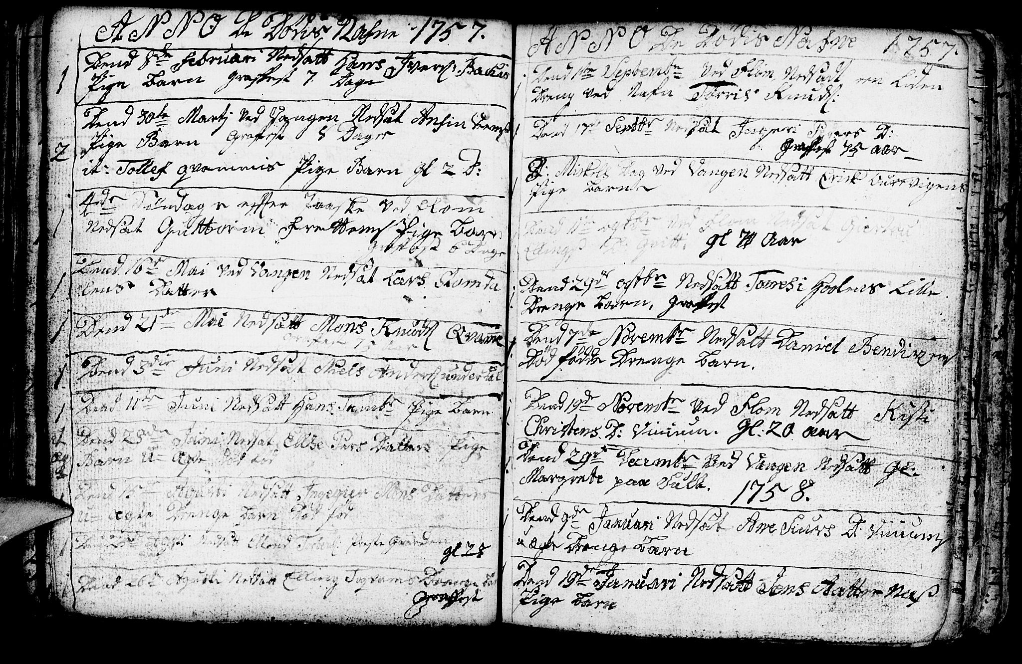 Aurland sokneprestembete, SAB/A-99937/H/Ha/Haa/L0003: Parish register (official) no. A 3, 1735-1761, p. 131