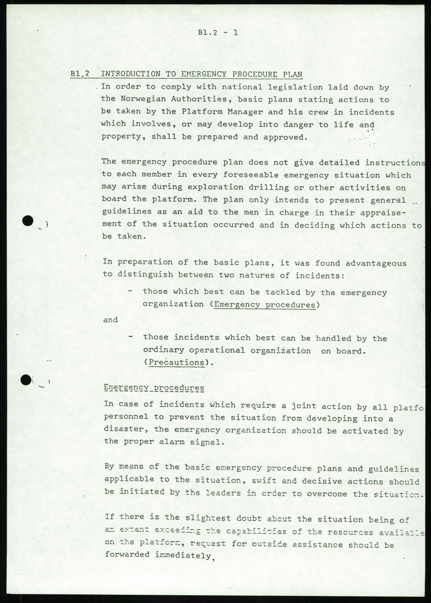 Justisdepartementet, Granskningskommisjonen ved Alexander Kielland-ulykken 27.3.1980, AV/RA-S-1165/D/L0016: O Beredskapsplaner (Doku.liste + O1-O3 av 3), 1980-1981, p. 328