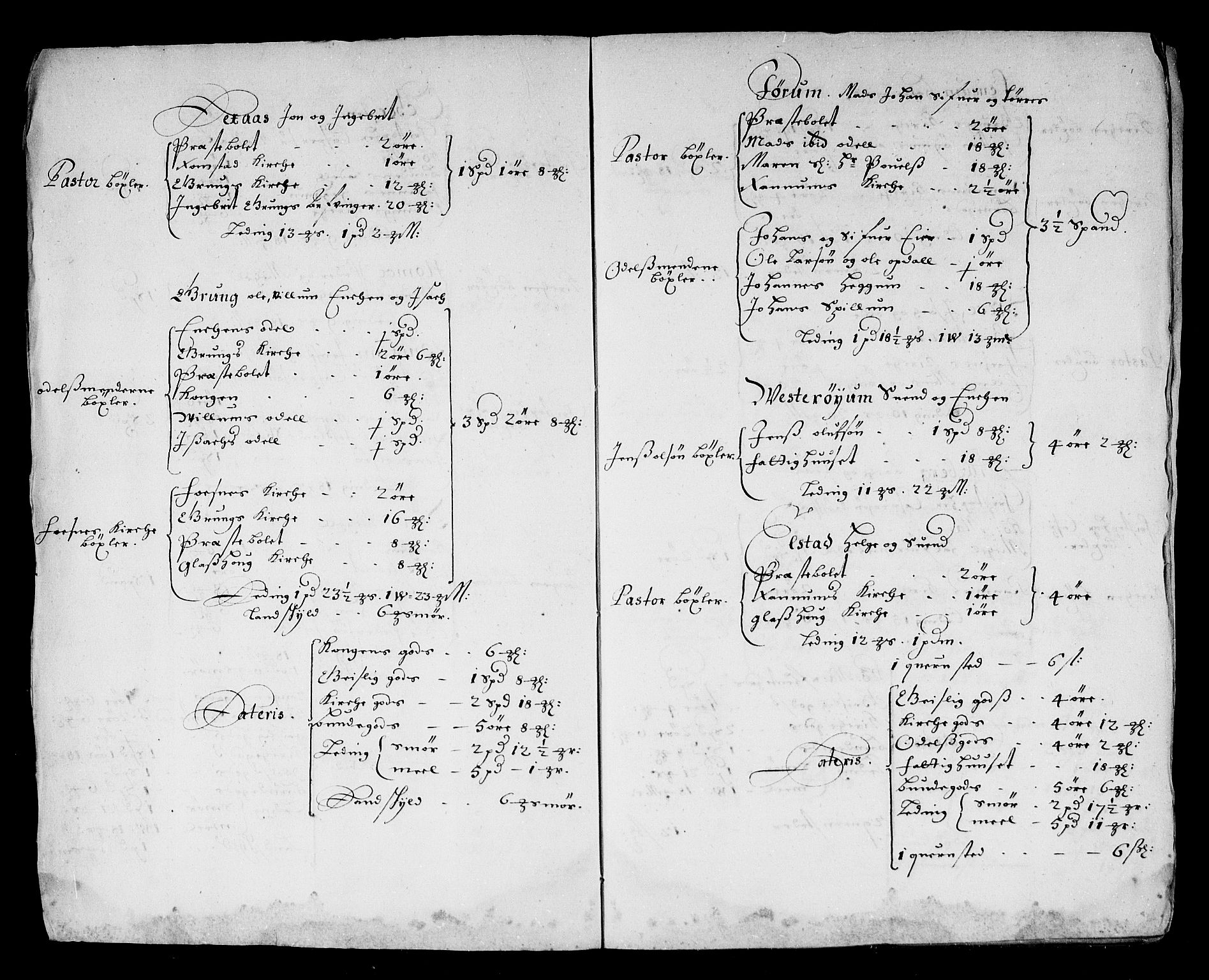 Rentekammeret inntil 1814, Reviderte regnskaper, Stiftamtstueregnskaper, Trondheim stiftamt og Nordland amt, RA/EA-6044/R/Rg/L0068a: Trondheim stiftamt og Nordland amt, 1682