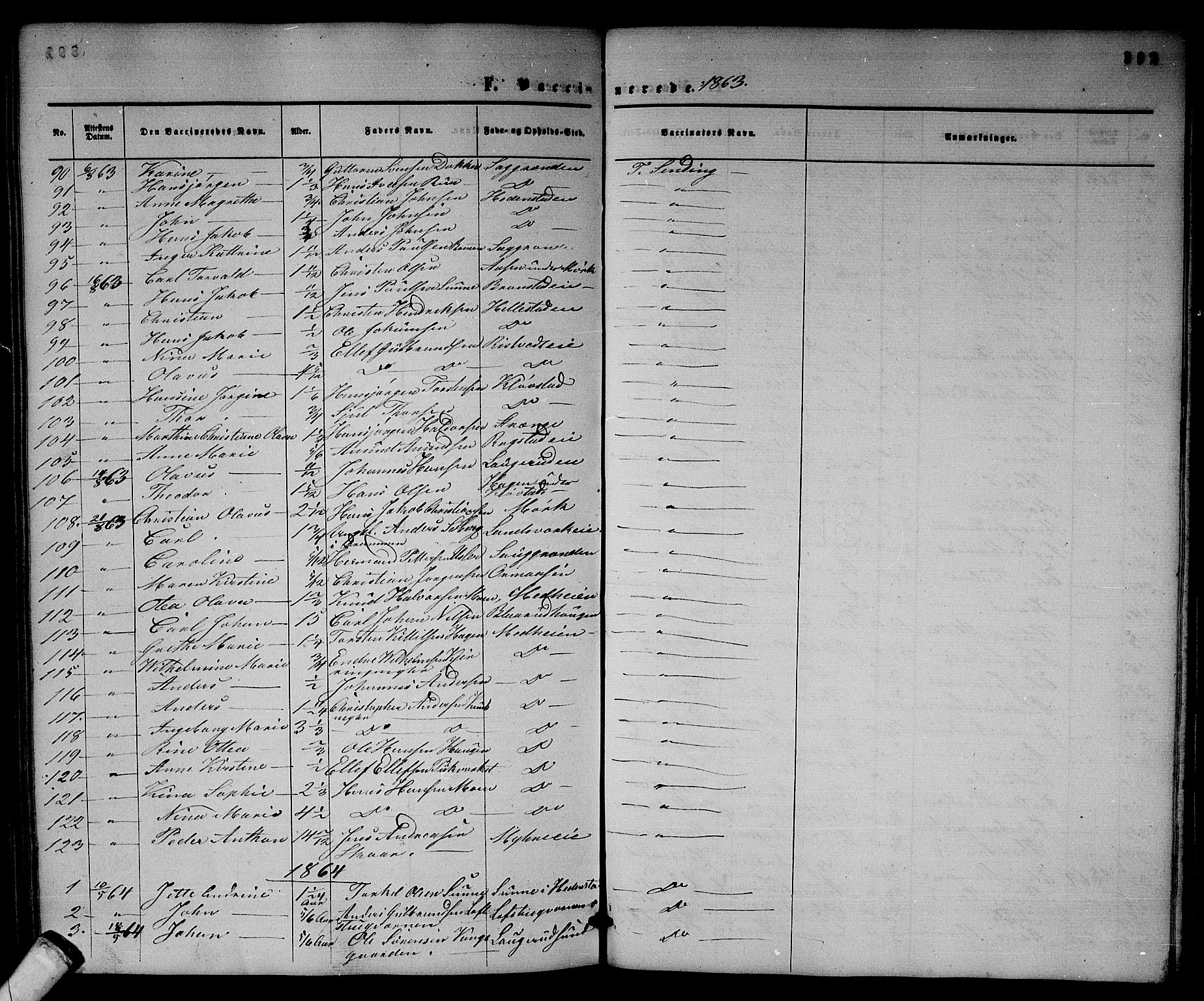 Sandsvær kirkebøker, AV/SAKO-A-244/G/Ga/L0005: Parish register (copy) no. I 5, 1857-1873, p. 392