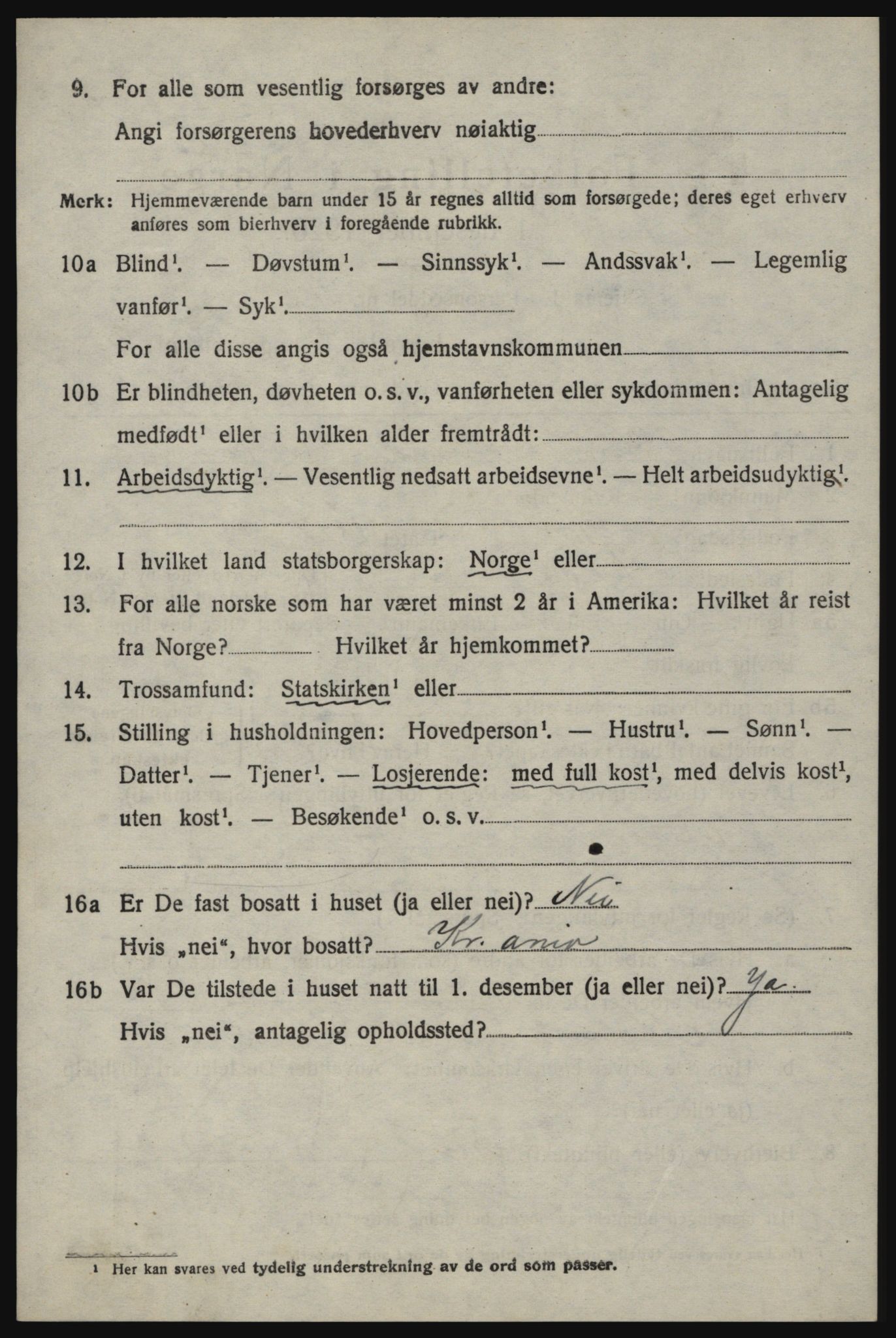 SAO, 1920 census for Idd, 1920, p. 2305