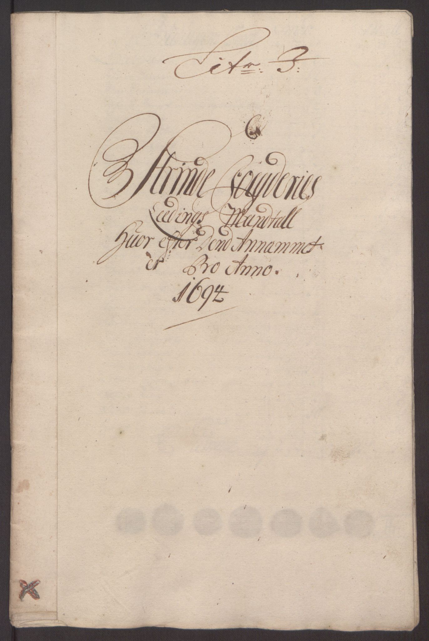 Rentekammeret inntil 1814, Reviderte regnskaper, Fogderegnskap, RA/EA-4092/R61/L4104: Fogderegnskap Strinda og Selbu, 1693-1694, p. 255