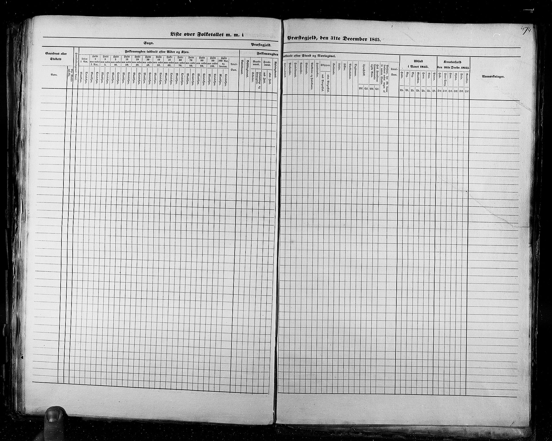 RA, Census 1845, vol. 2: Smålenenes amt og Akershus amt, 1845, p. 474