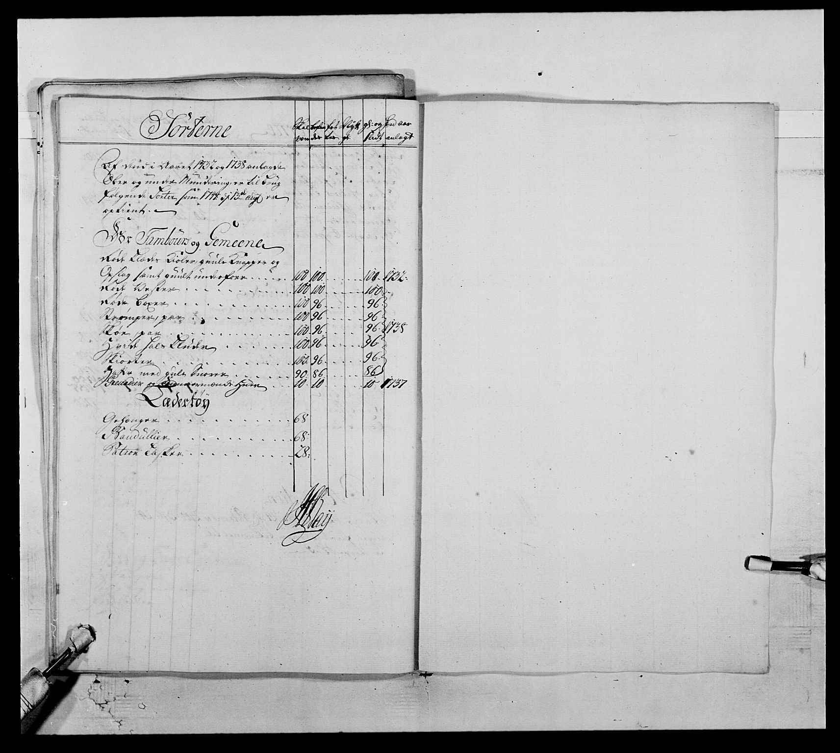 Kommanderende general (KG I) med Det norske krigsdirektorium, AV/RA-EA-5419/E/Ea/L0510: 1. Trondheimske regiment, 1756-1765, p. 85